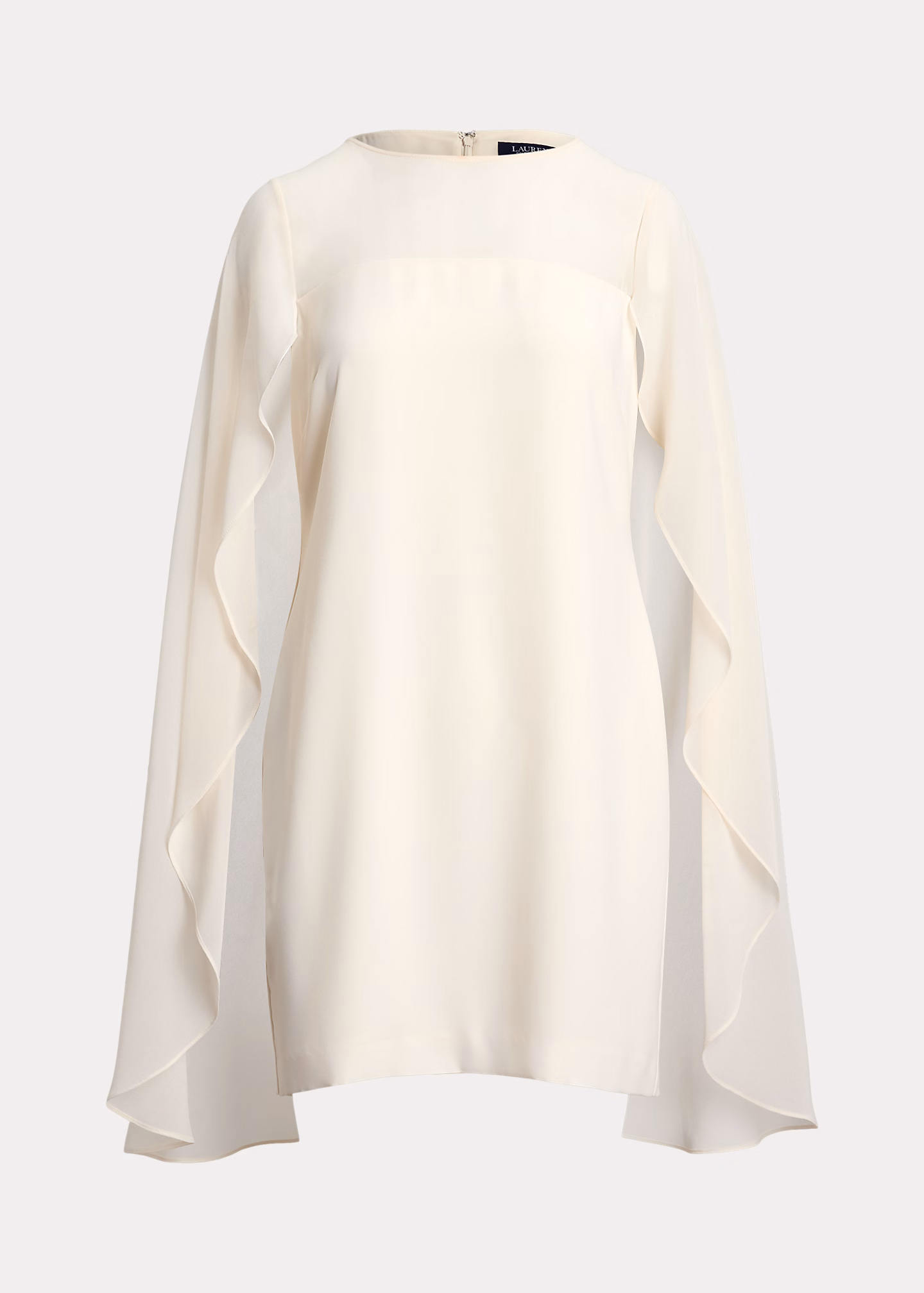 Cape-Cocktailkleid aus Georgette - RALPH LAUREN OUTLET