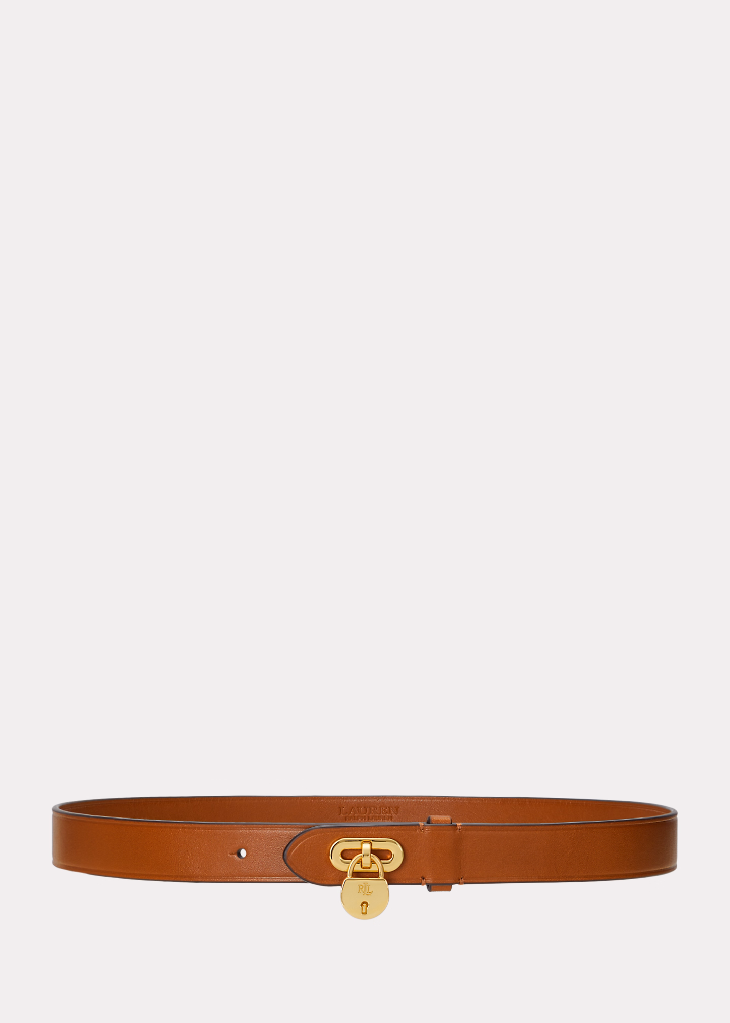 Ledergürtel mit Vorhängeschloss - RALPH LAUREN OUTLET