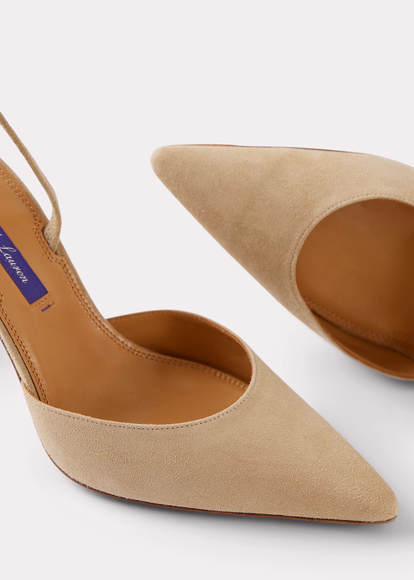 Ziegenwildleder-Pumps Marcy mit Riemchen - RALPH LAUREN OUTLET