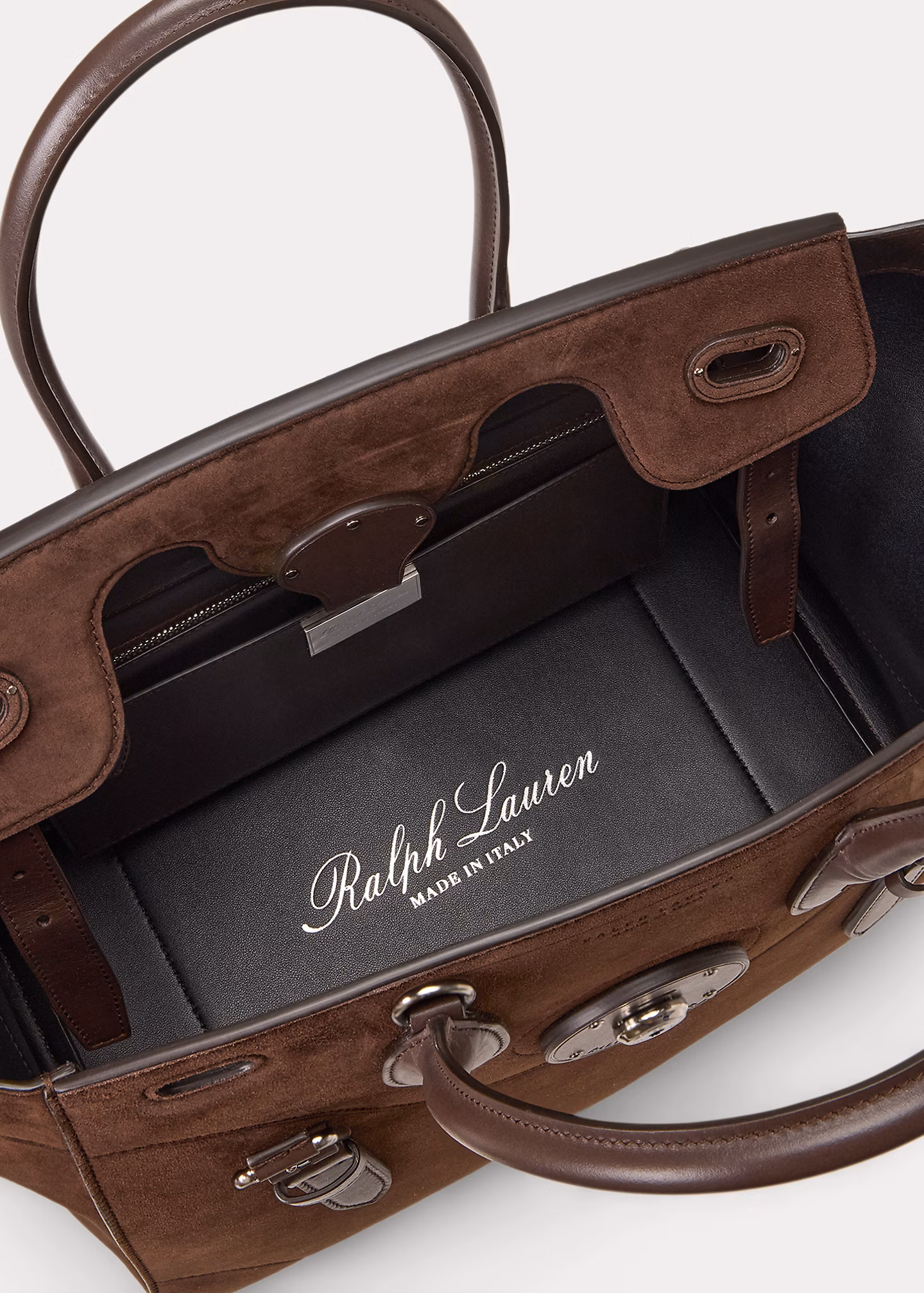 Tasche Soft Ricky 33 aus Kalbswildleder - RALPH LAUREN OUTLET