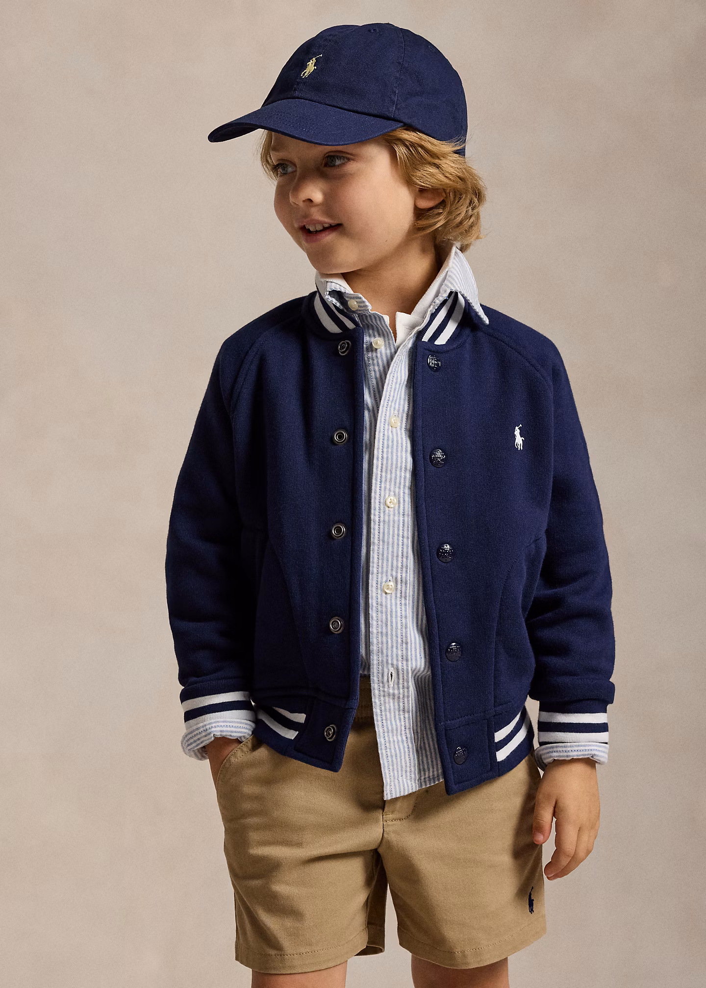 Fleece-Baseballjacke - RALPH LAUREN OUTLET