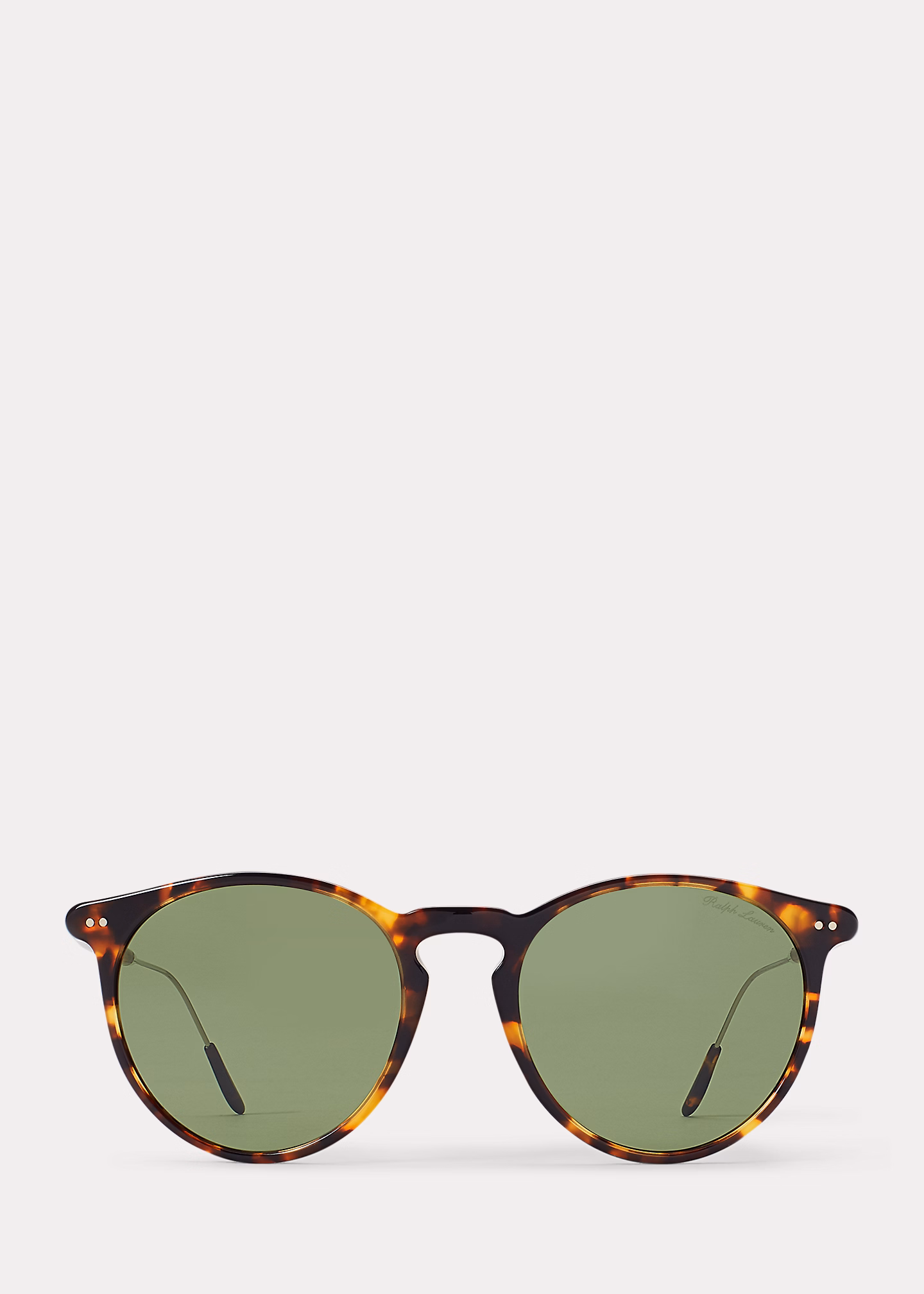 Traditionelle runde Sonnenbrille - RALPH LAUREN OUTLET