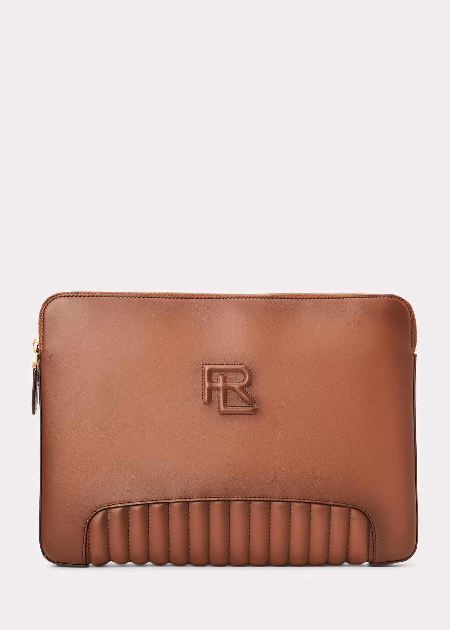 Techniktasche aus poliertem Kalbsleder - RALPH LAUREN OUTLET