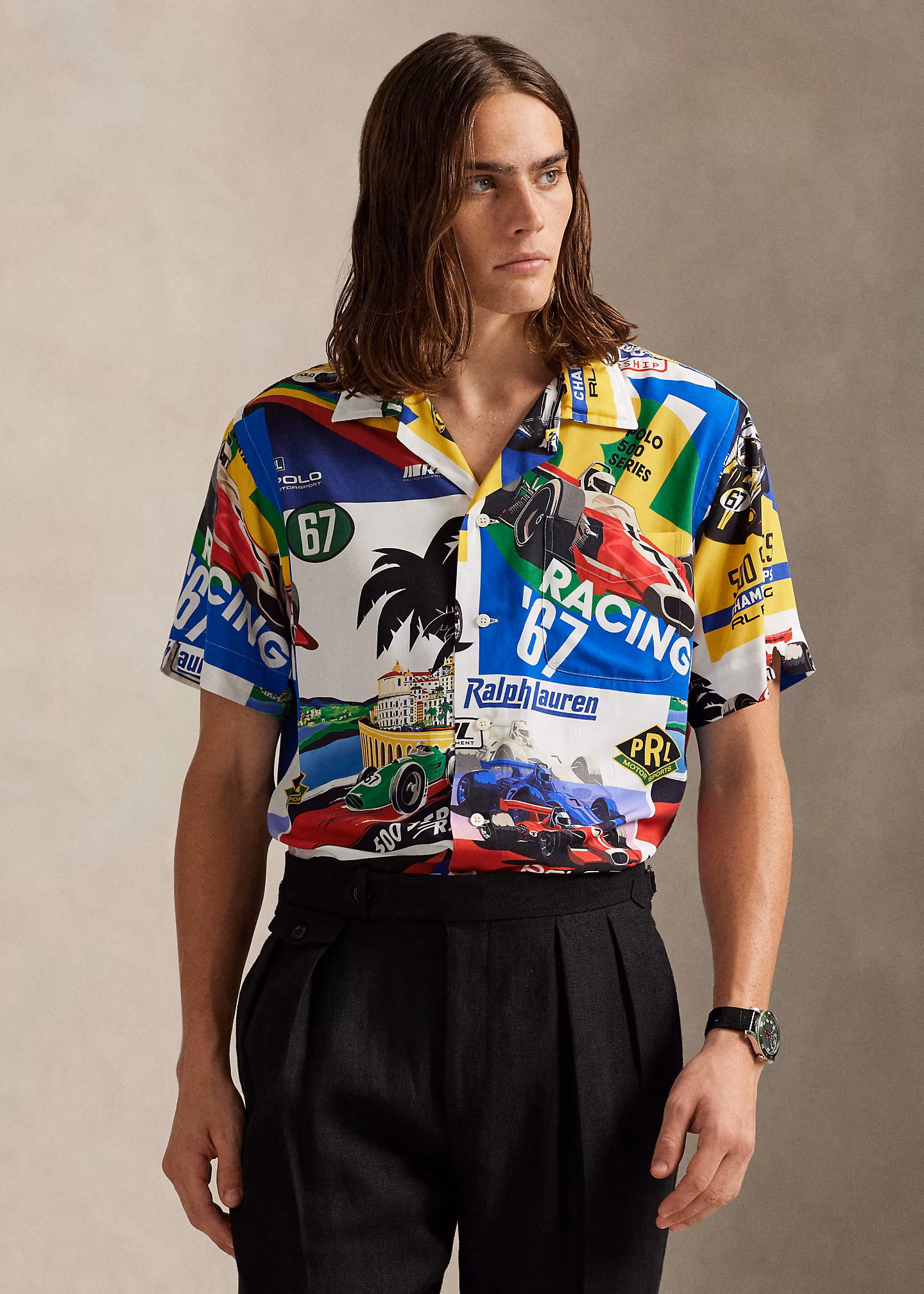 Classic-Fit Kurzarmhemd mit Druck - RALPH LAUREN OUTLET