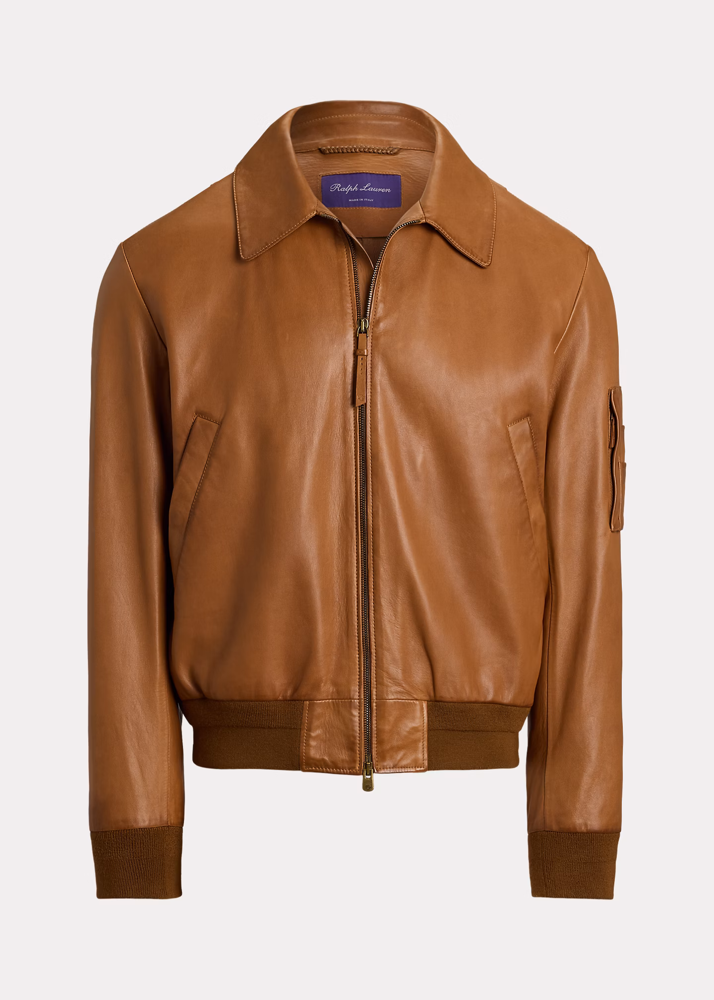 Plongé-Lederjacke - RALPH LAUREN OUTLET