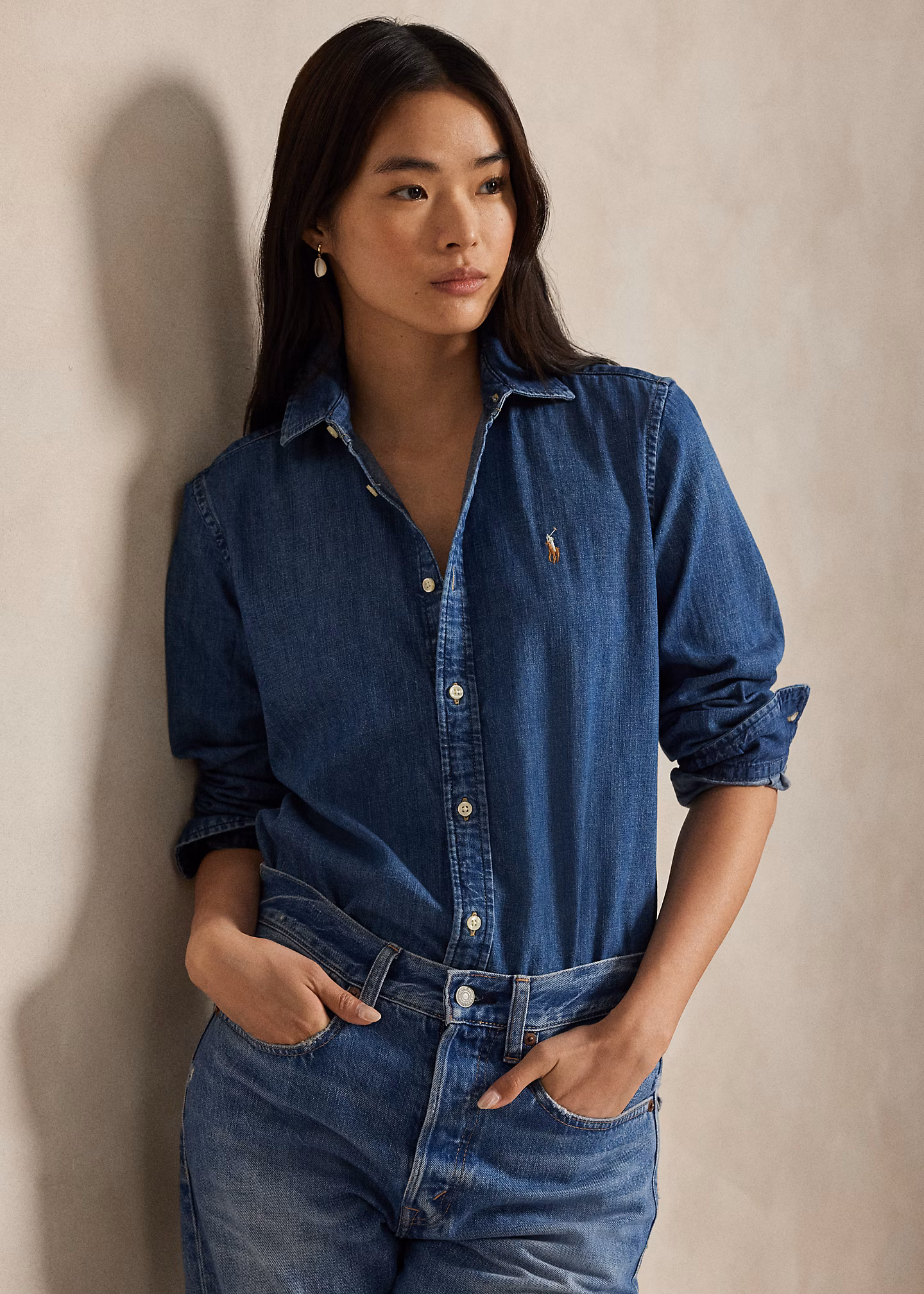 Slim-Fit Denimhemd - RALPH LAUREN OUTLET