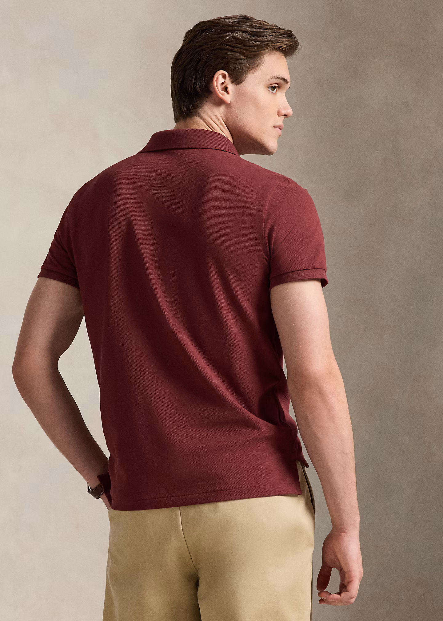 Custom-Slim-Fit Poloshirt mit Polo Bear - RALPH LAUREN OUTLET