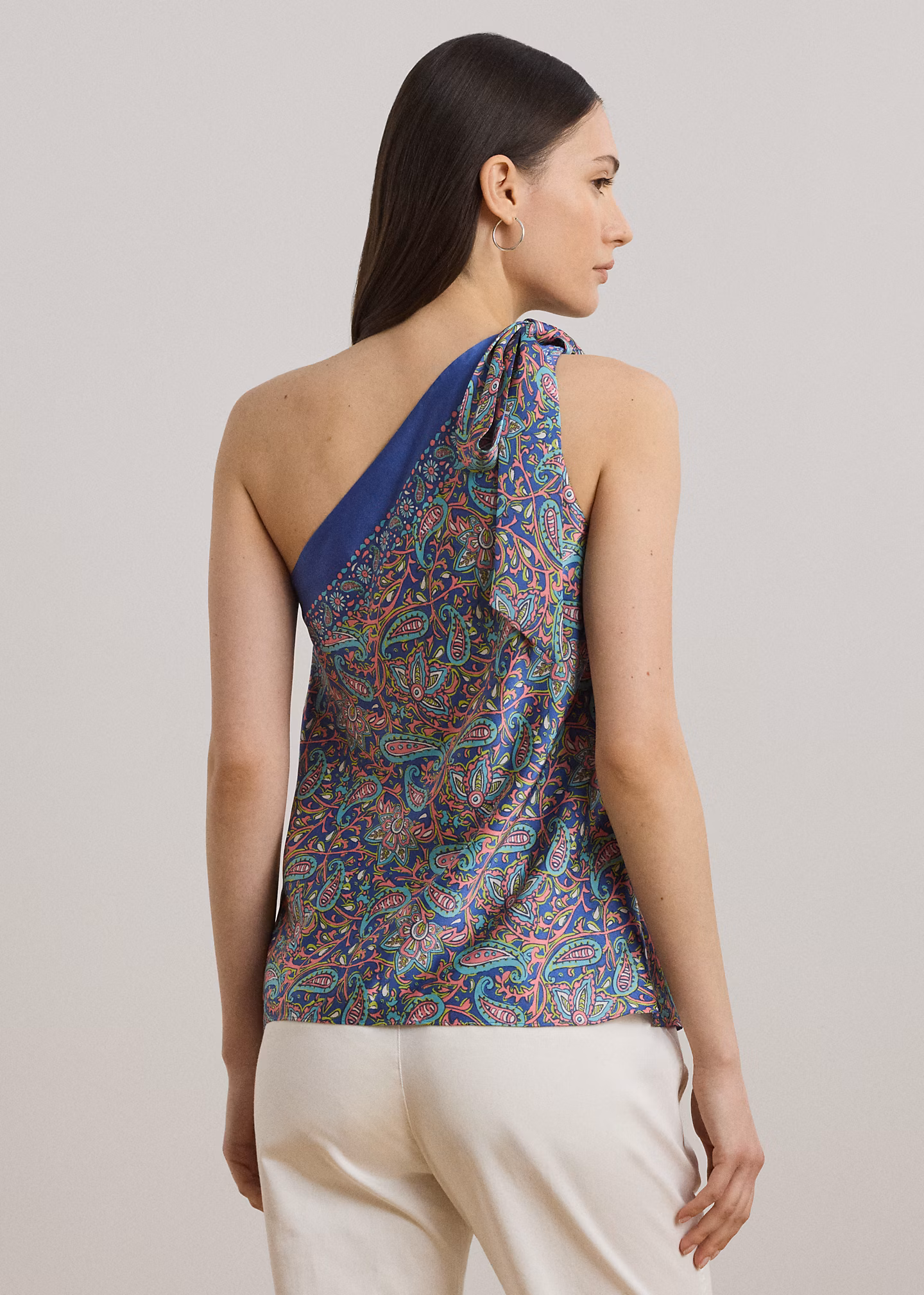 Einschultrige Paisley-Bluse aus Twill - RALPH LAUREN OUTLET