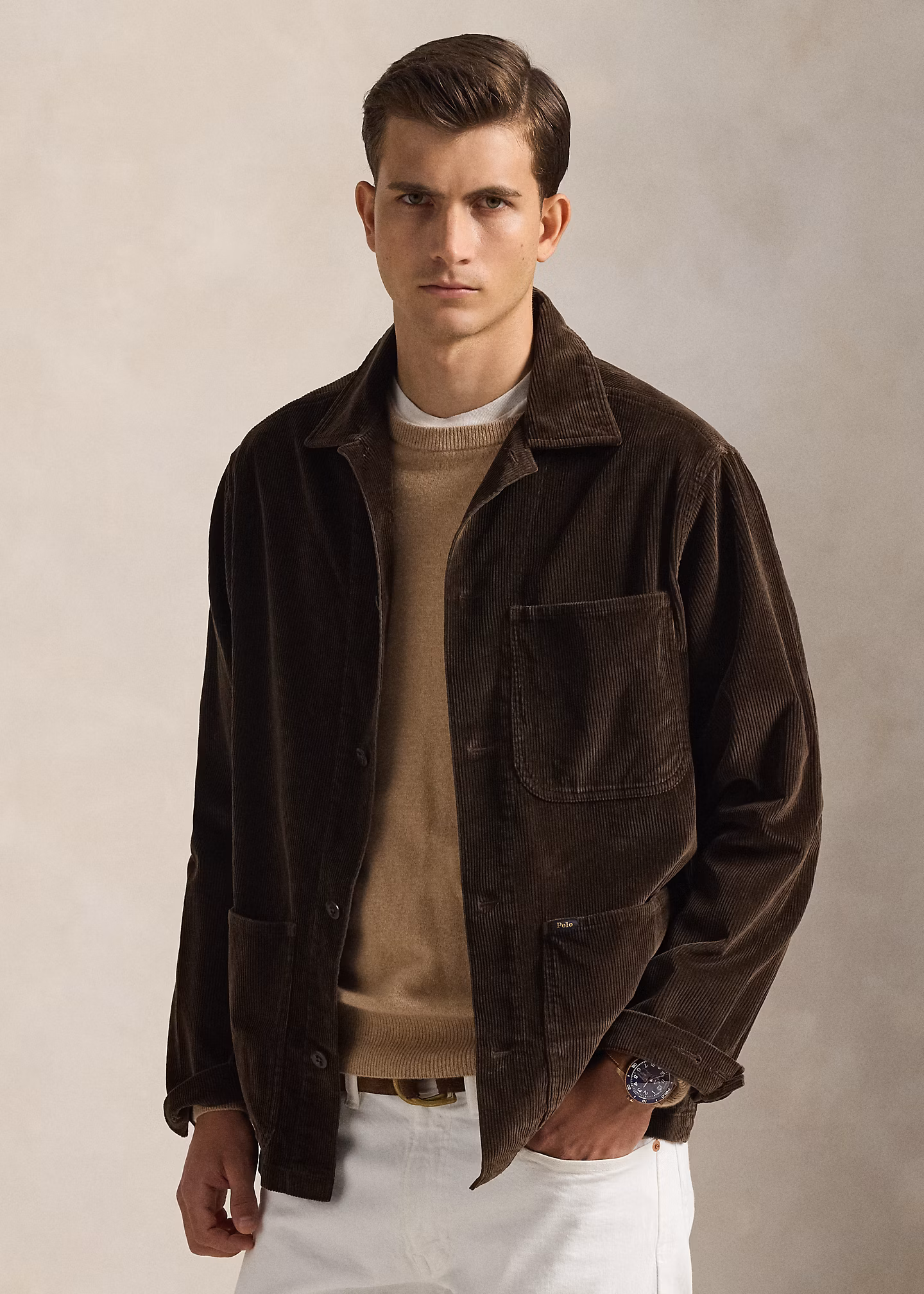 Utility-Hemdjacke aus Kordsamt - RALPH LAUREN OUTLET