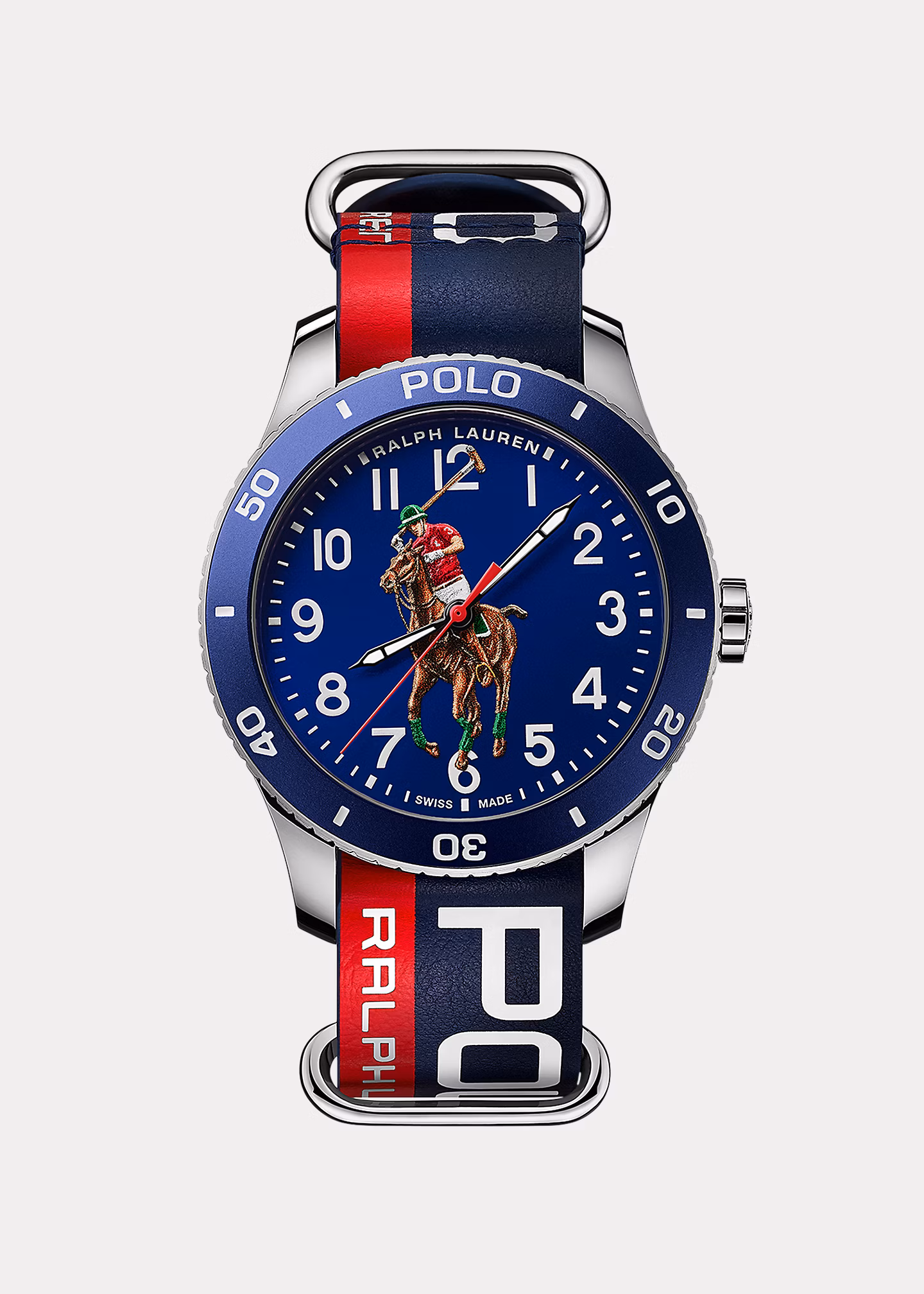 Sportuhrenarmband aus Leder - RALPH LAUREN OUTLET