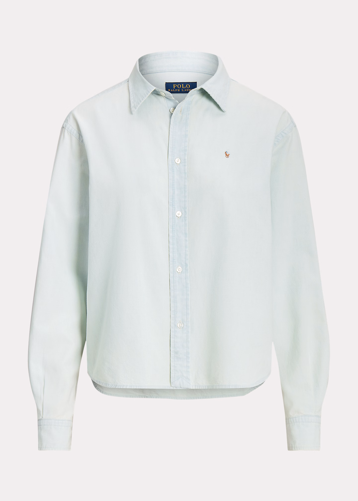 Verkürztes, kastenförmiges Chambray-Hemd - RALPH LAUREN OUTLET