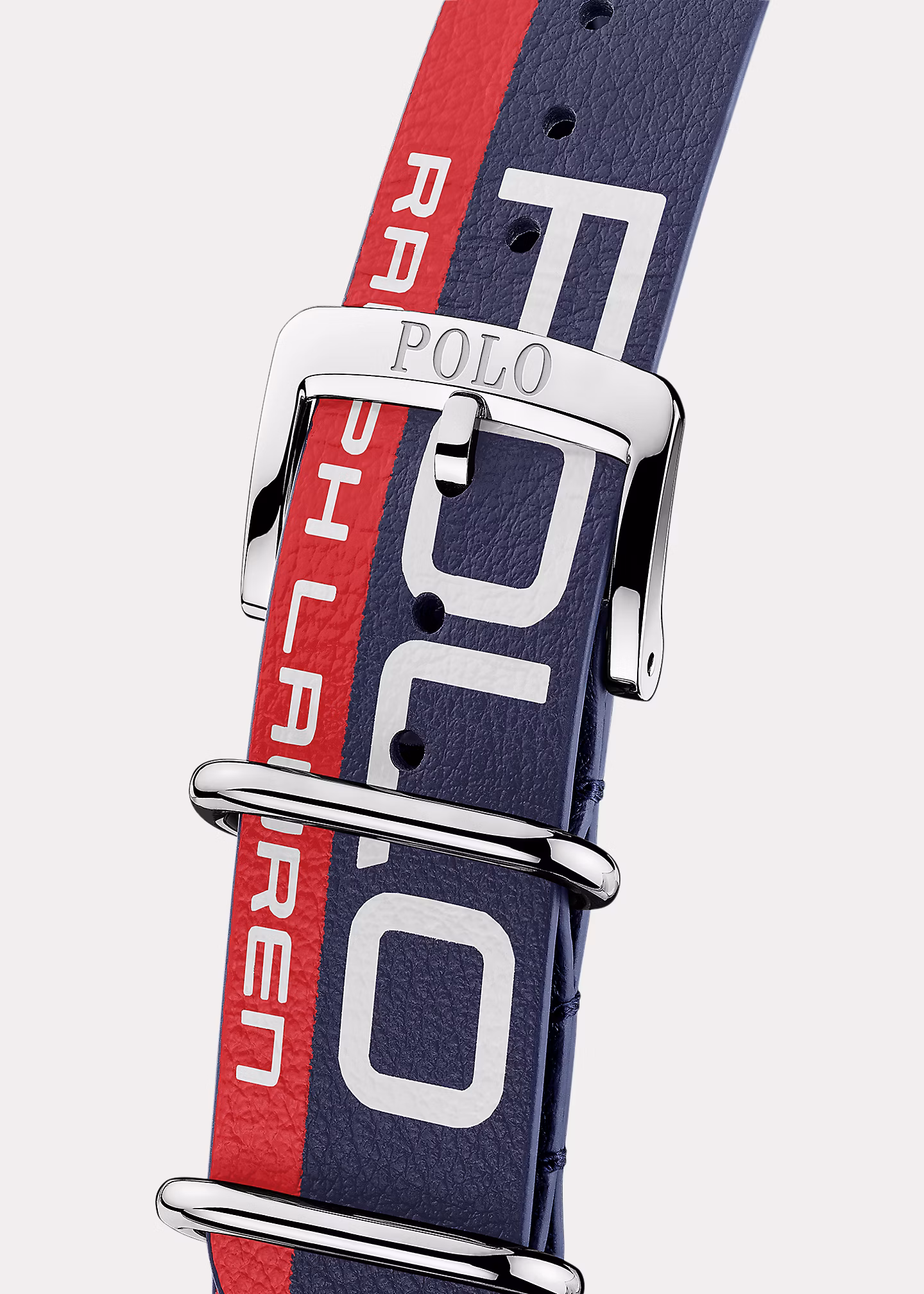 Stahl-Armbanduhr Polo Player in Blau - RALPH LAUREN OUTLET