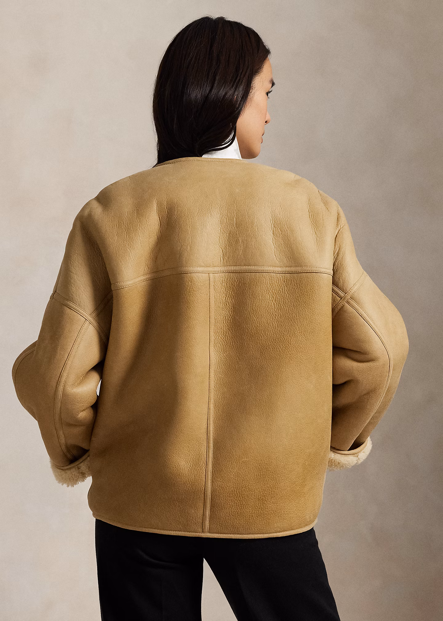 Wendbare Innenjacke aus Lammfell - RALPH LAUREN OUTLET