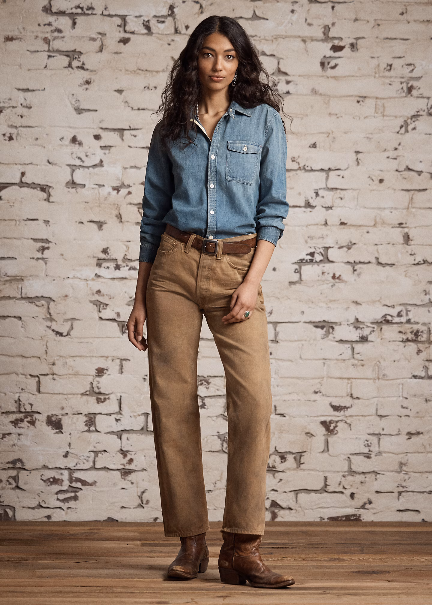 Arbeitshemd aus Baumwolldenim - RALPH LAUREN OUTLET