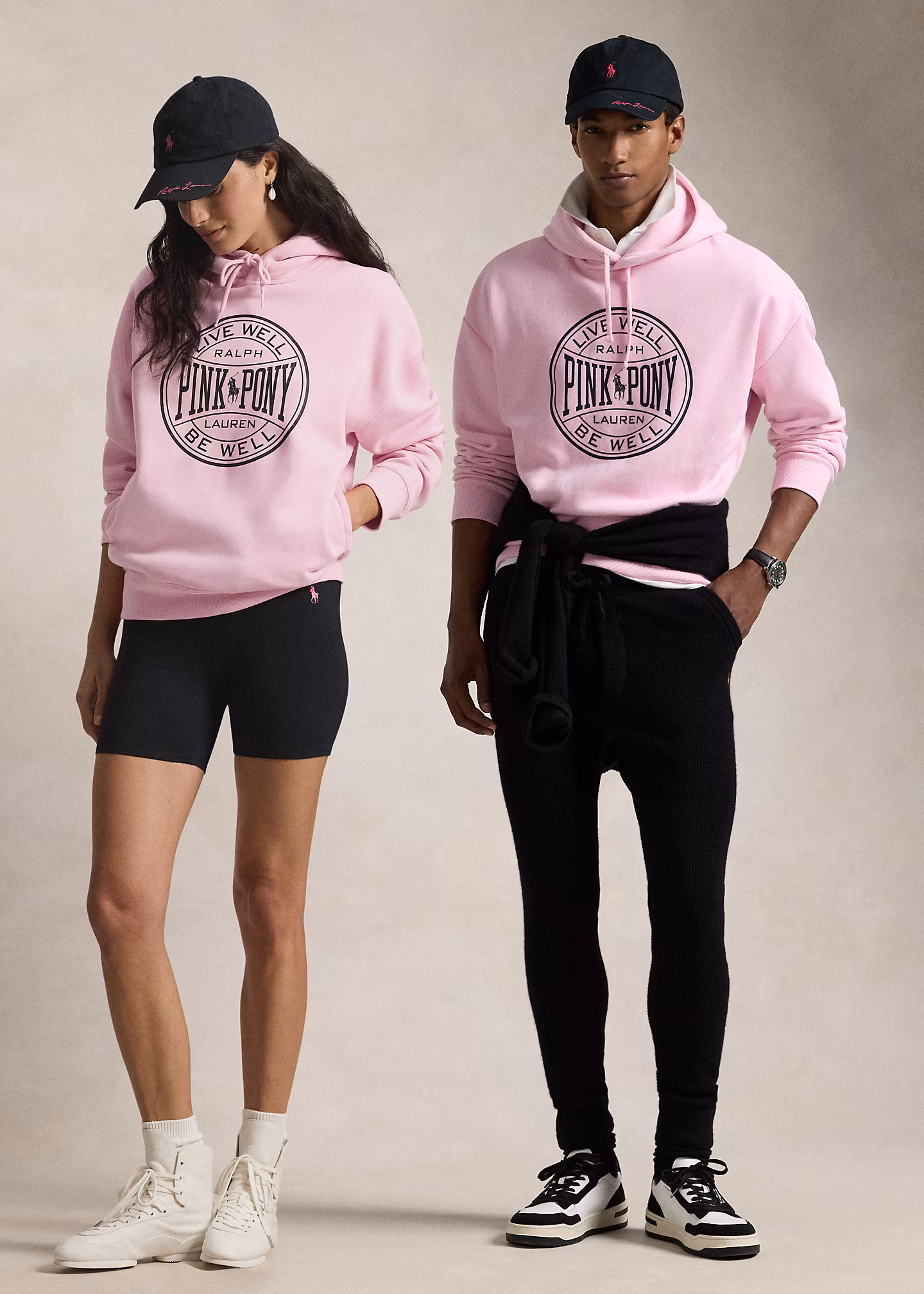 Relaxed-Fit Kapuzenpullover Pink Pony - RALPH LAUREN OUTLET