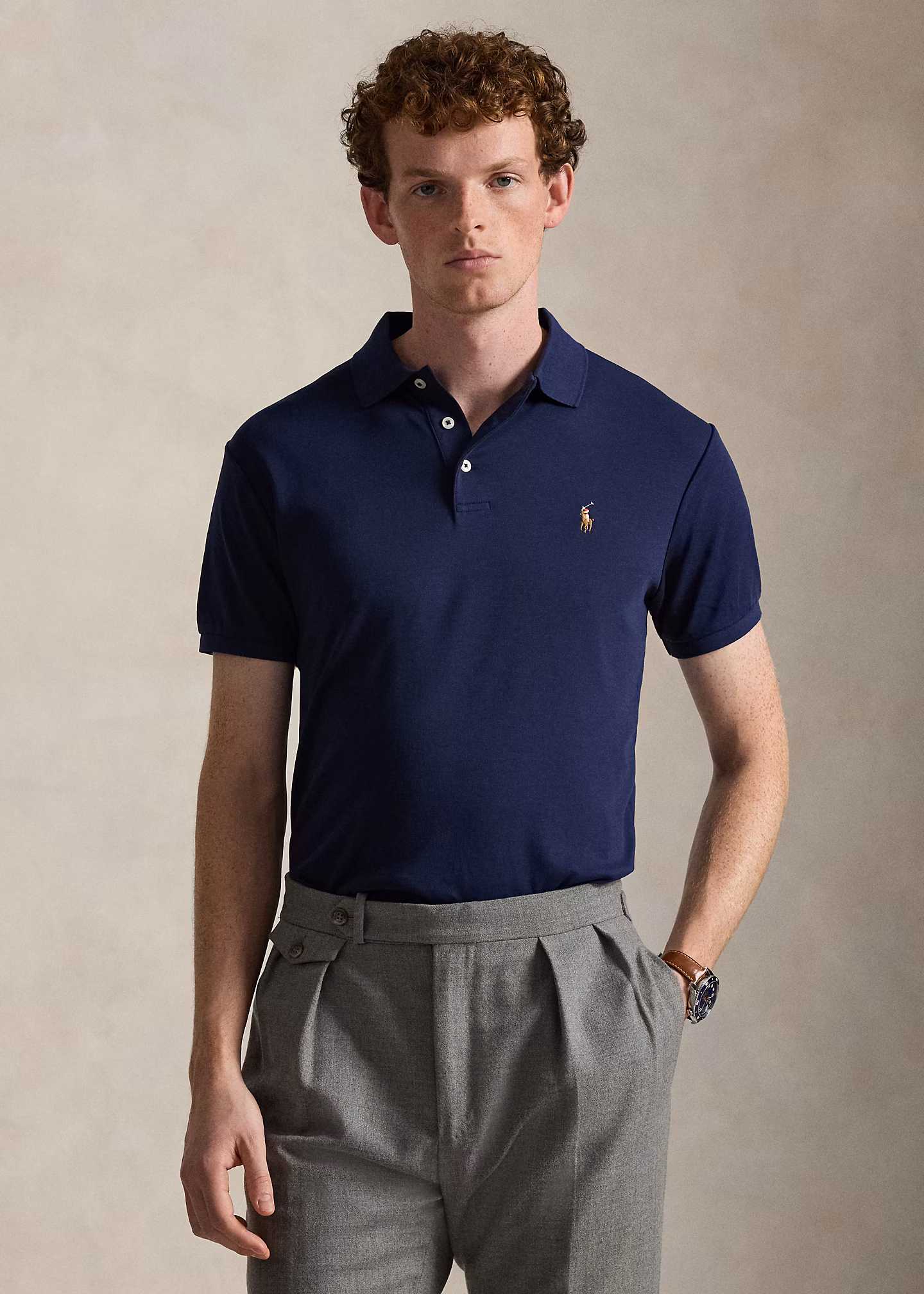 Weiches Slim-Fit Poloshirt - RALPH LAUREN OUTLET