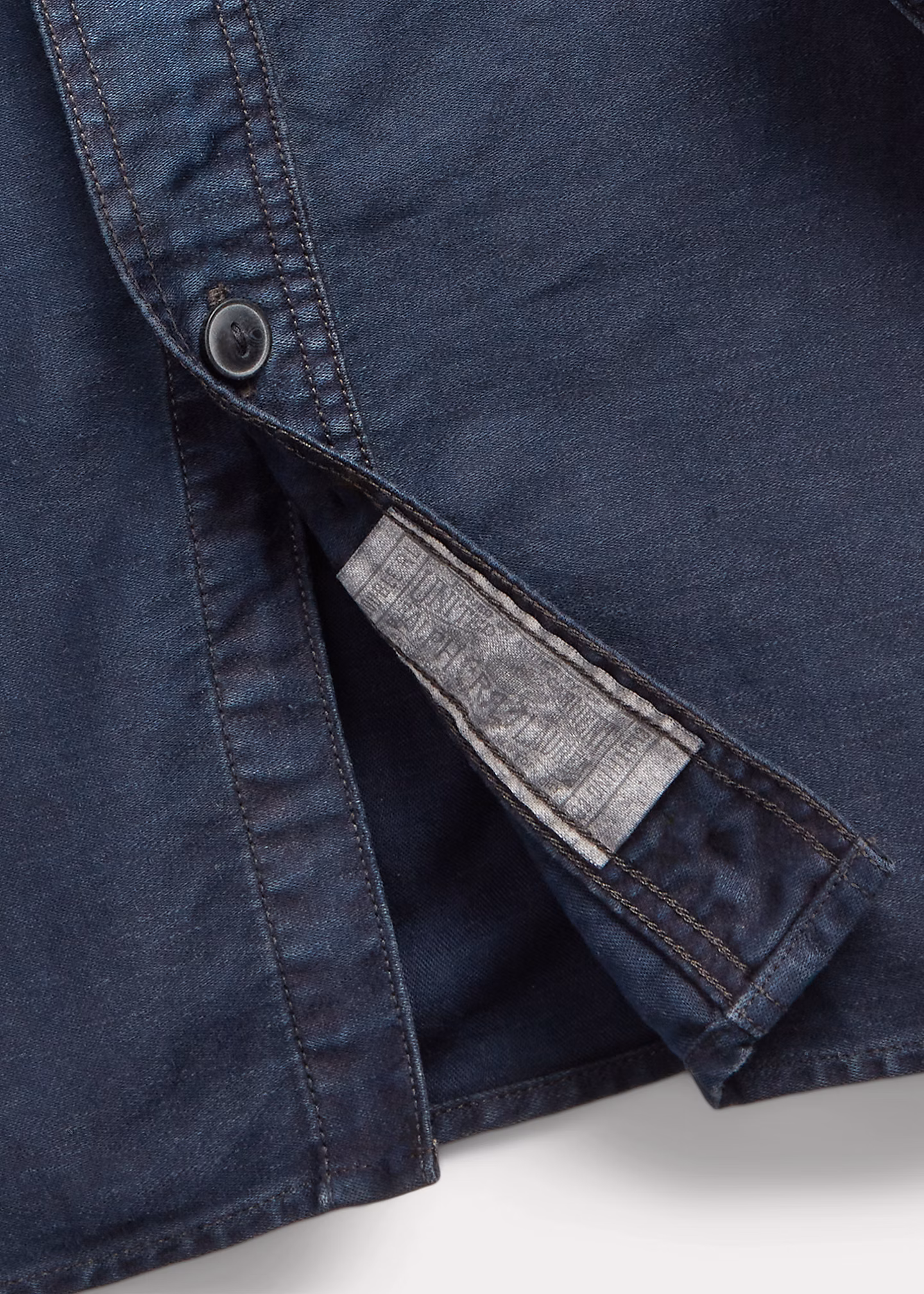 Arbeitshemd aus Baumwoll-Leinen-Atlas - RALPH LAUREN OUTLET