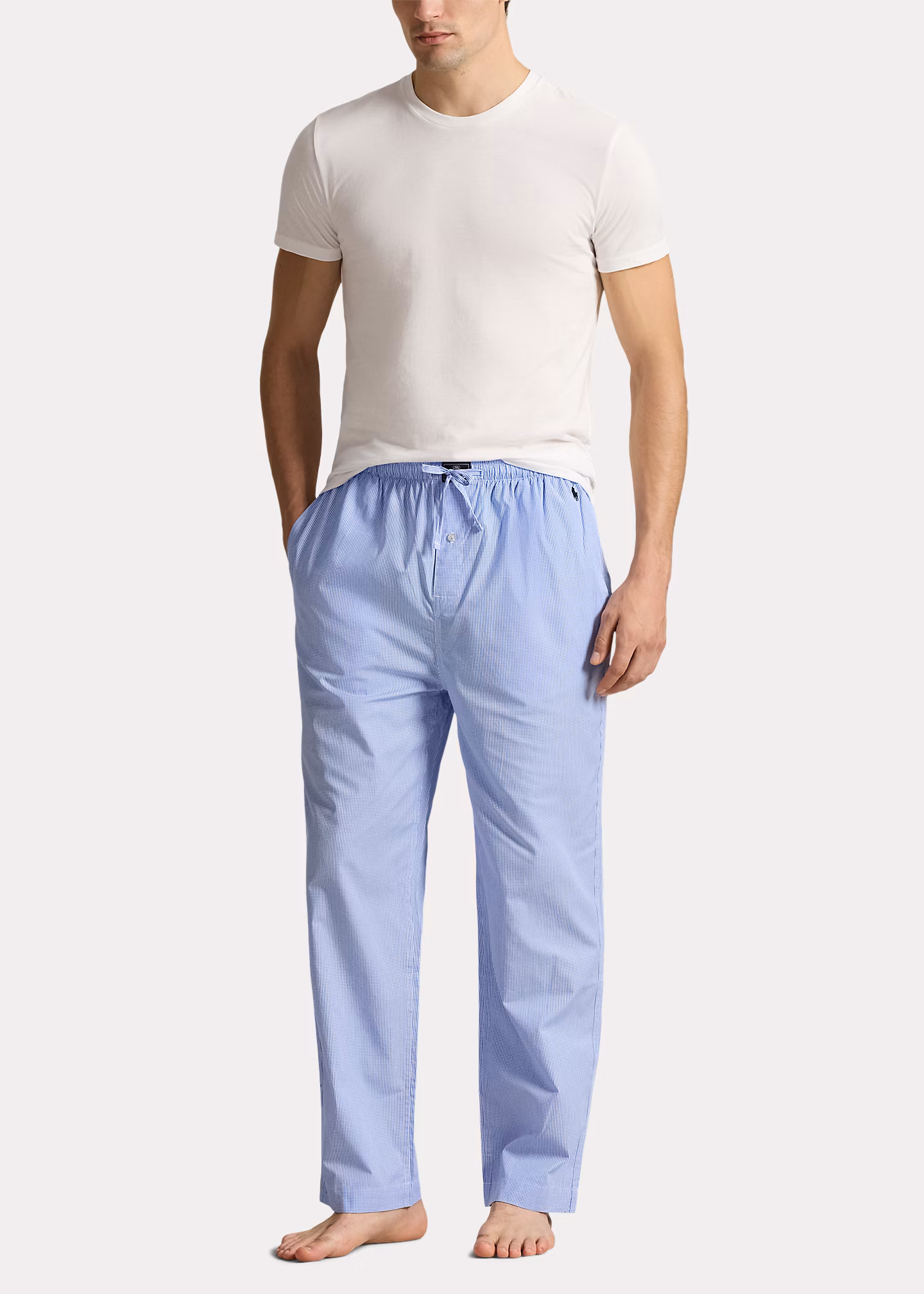 Gingan-Pyjamahose aus Baumwolle - RALPH LAUREN OUTLET