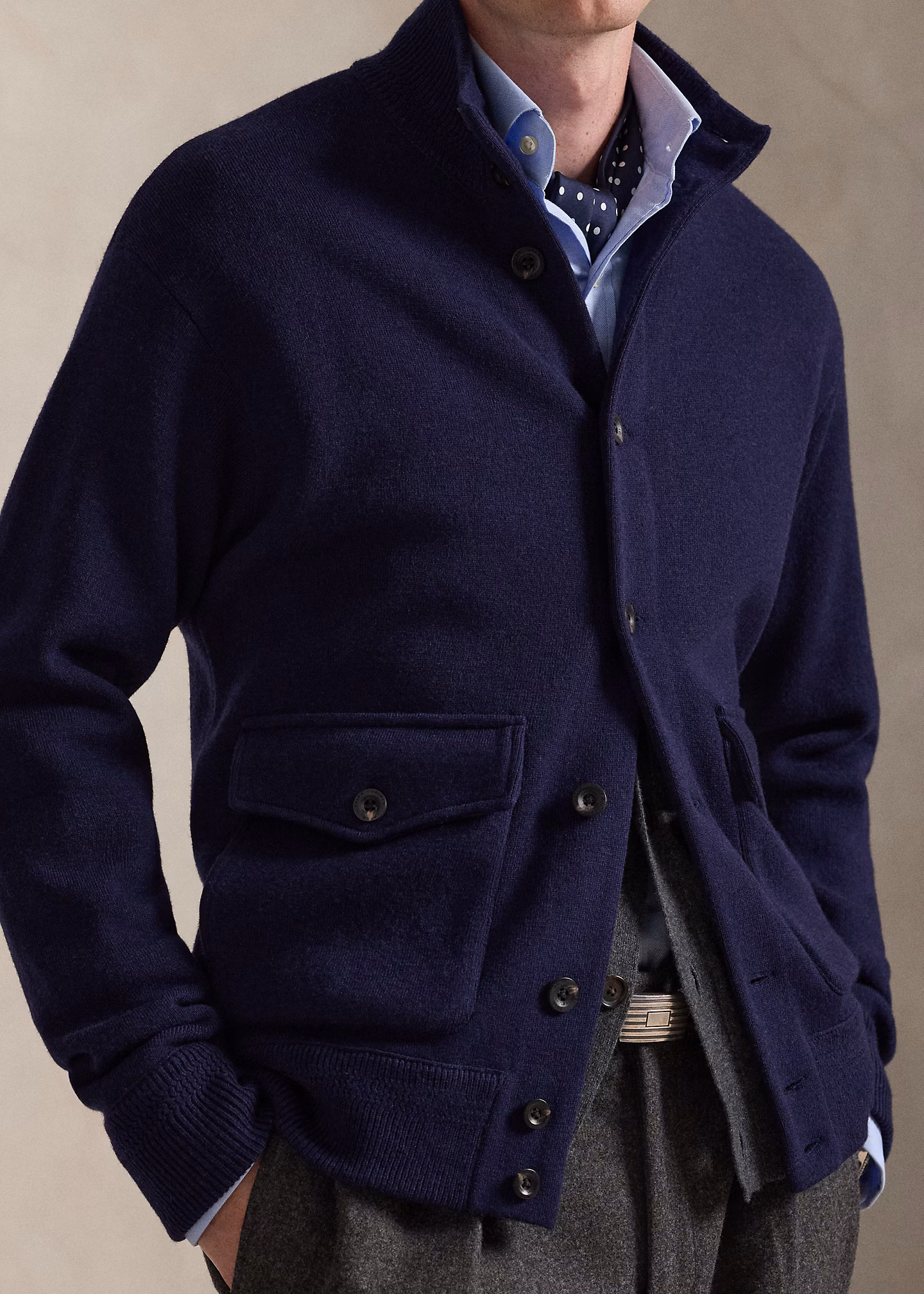 Strickjacke aus Wollmischgewebe - RALPH LAUREN OUTLET