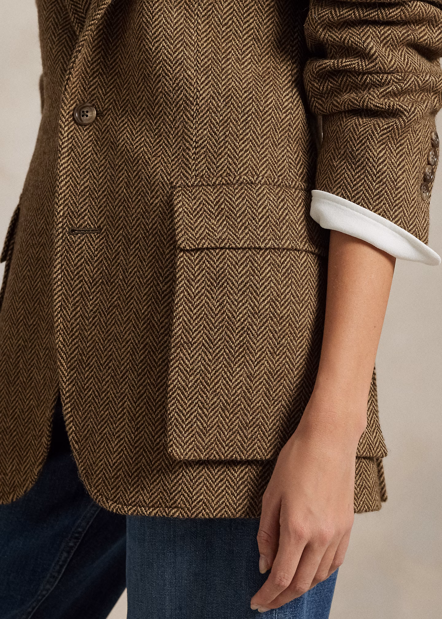 Die Tweedjacke RL67 mit Fischgratmuster - RALPH LAUREN OUTLET