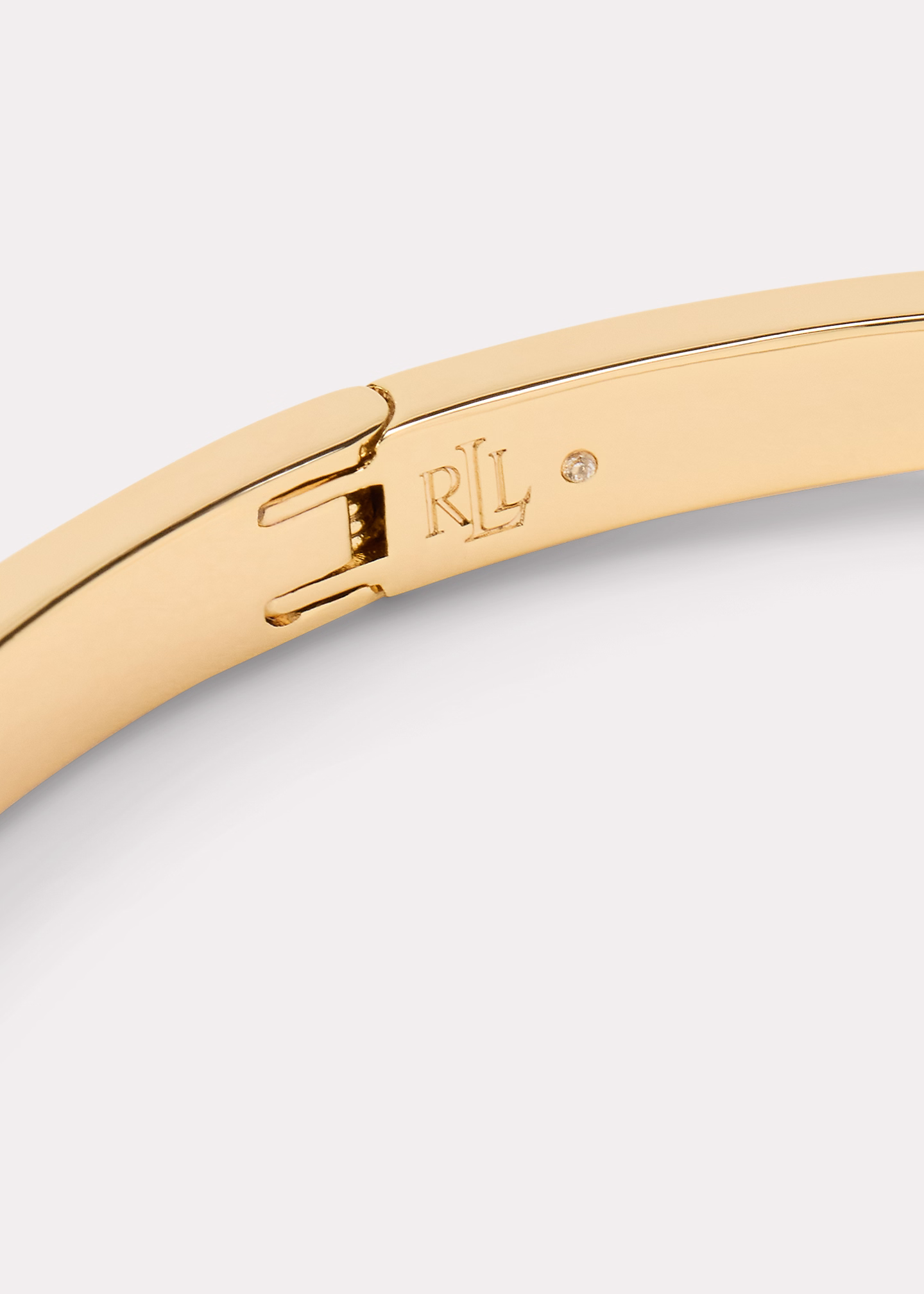 Vergoldeter Scharnierarmreif mit Steinen - RALPH LAUREN OUTLET