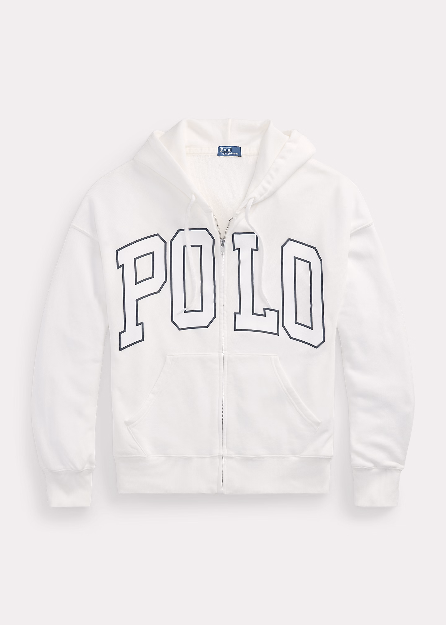 Leichte Fleece-Kapuzenjacke mit Logo - RALPH LAUREN OUTLET