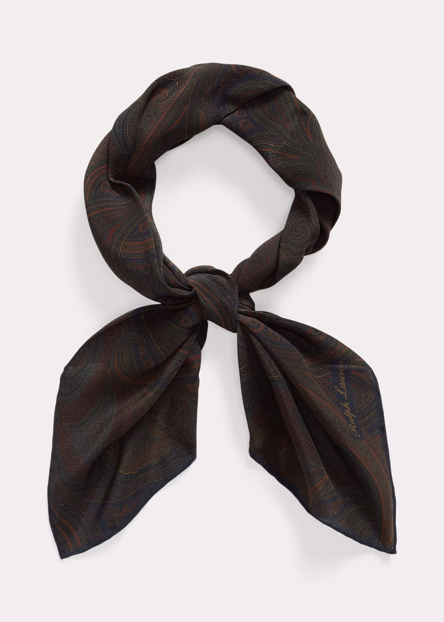 Seidencrêpe-Halstuch mit Paisley-Motiv - RALPH LAUREN OUTLET