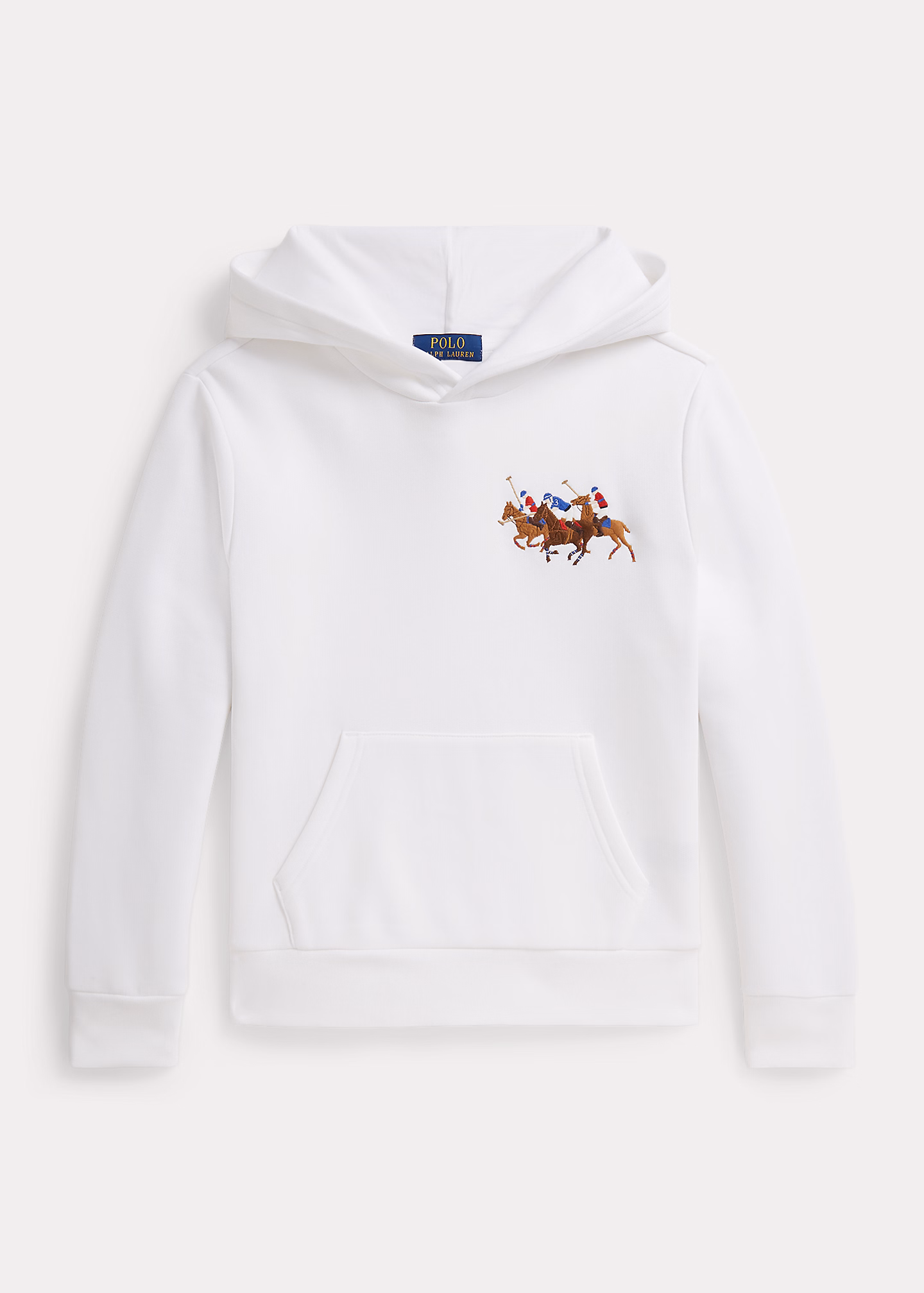 Fleece-Kapuzenshirt mit Dreifach-Pony - RALPH LAUREN OUTLET