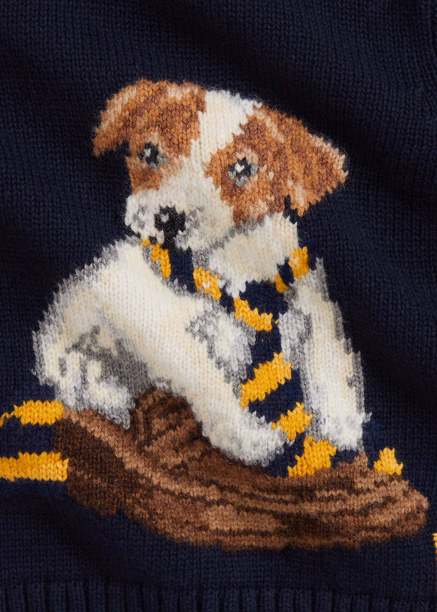 Baumwollpullover mit Hundemotiv - RALPH LAUREN OUTLET