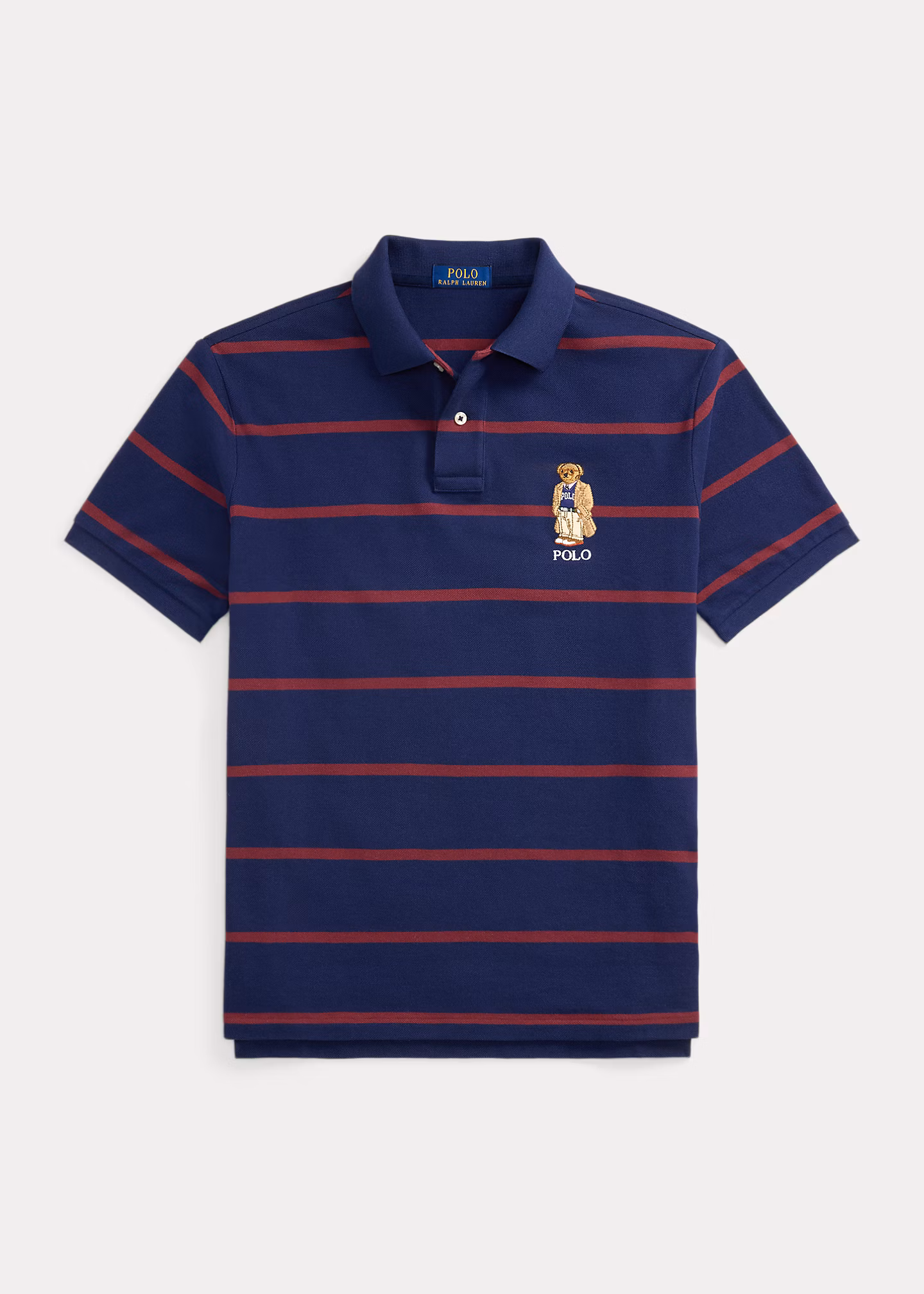 Custom-Slim-Fit Poloshirt mit Polo Bear - RALPH LAUREN OUTLET