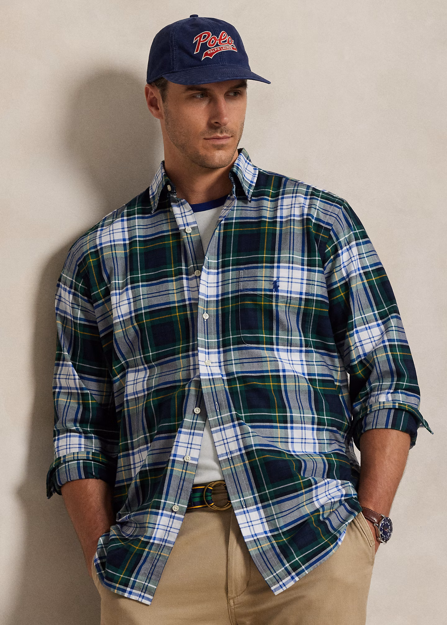 Kariertes Oxfordhemd - RALPH LAUREN OUTLET