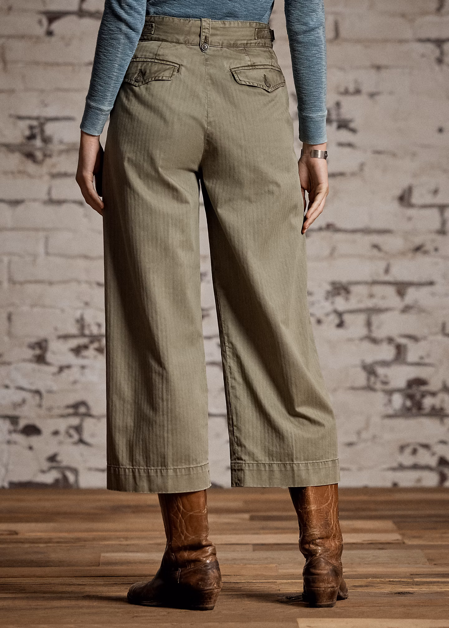 3/4-Baumwollhose mit weitem Bein - RALPH LAUREN OUTLET