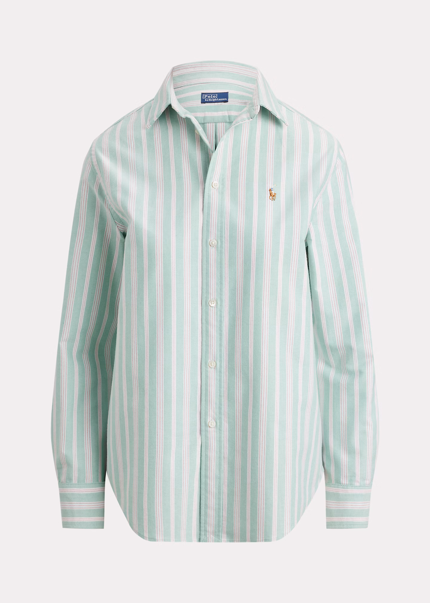 Gestreiftes Baumwoll-Oxfordhemd - RALPH LAUREN OUTLET