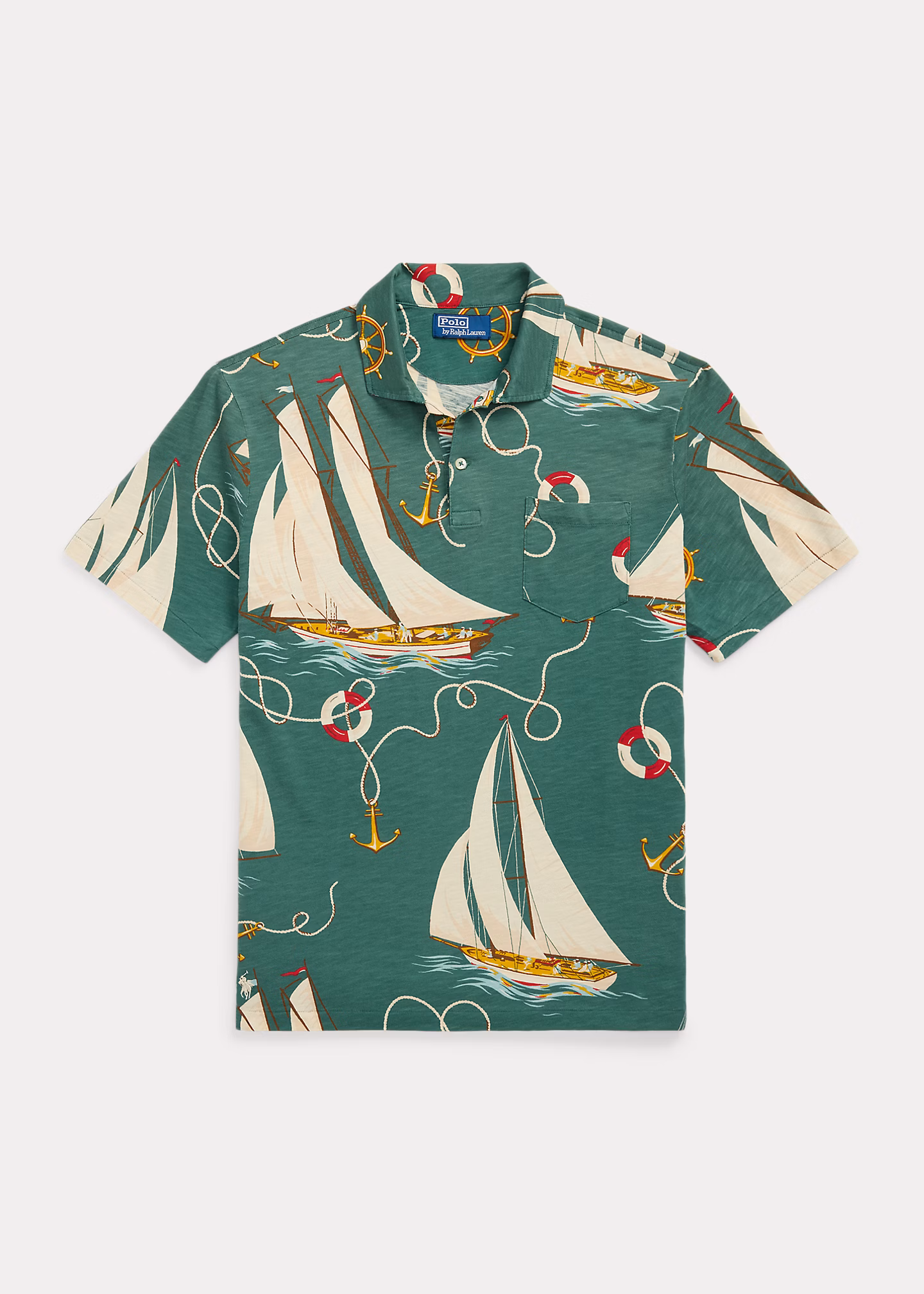 Classic-Fit Poloshirt mit Segelbootmotiv - RALPH LAUREN OUTLET