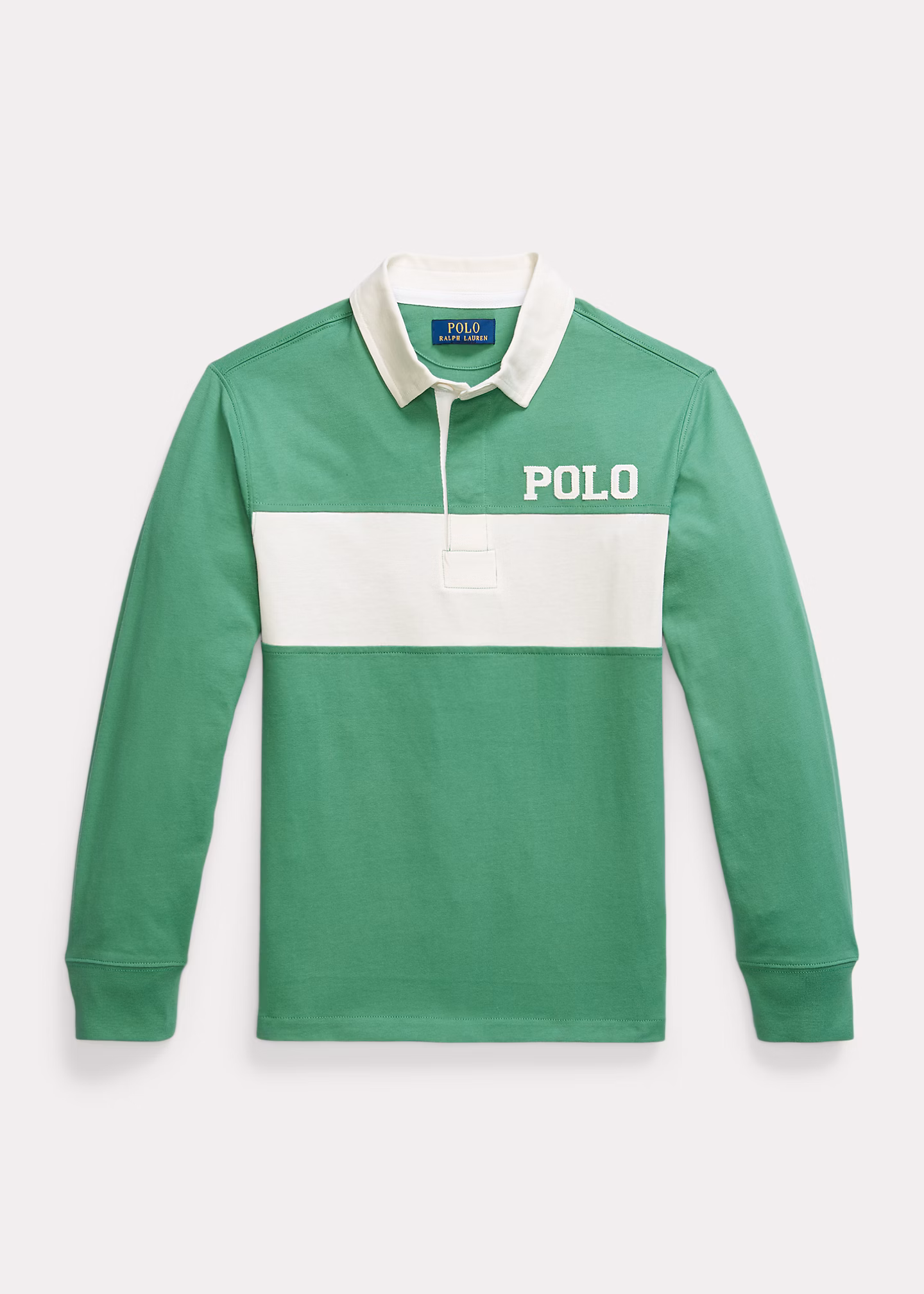 Rugbyhemd aus Baumwolljersey mit Logo - RALPH LAUREN OUTLET