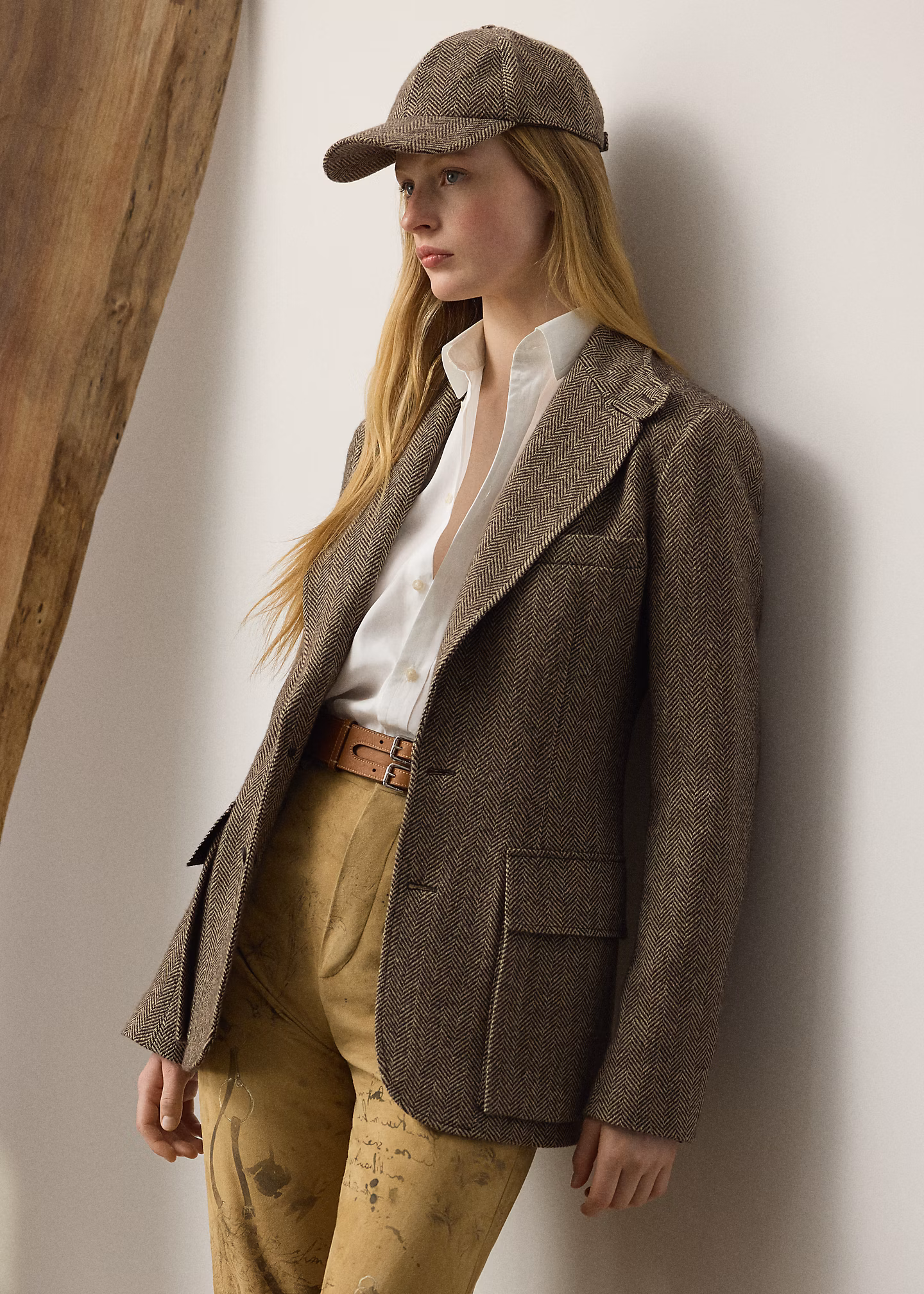 Jacke Preston II aus Fischgrat-Tweed - RALPH LAUREN OUTLET