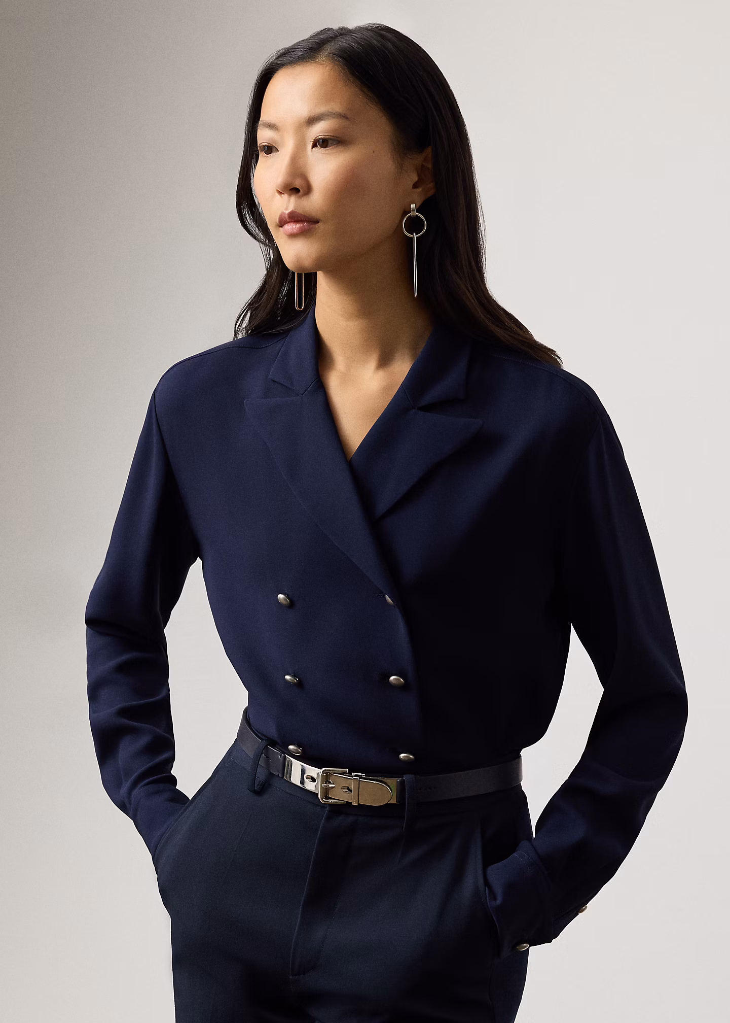 Hemd Terrel aus Seiden-Cady - RALPH LAUREN OUTLET