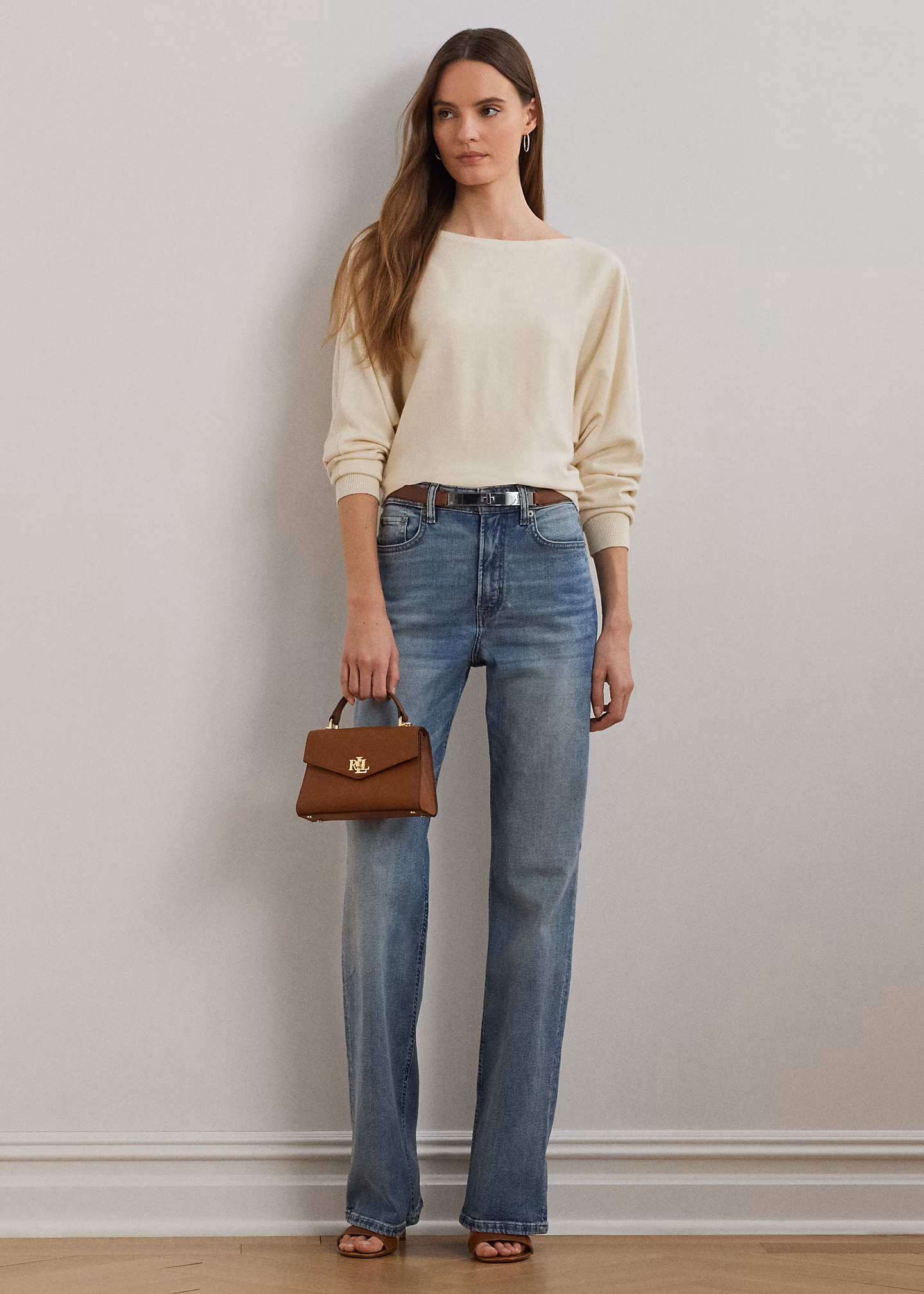 Baumwollpullover mit Fledermausärmeln - RALPH LAUREN OUTLET