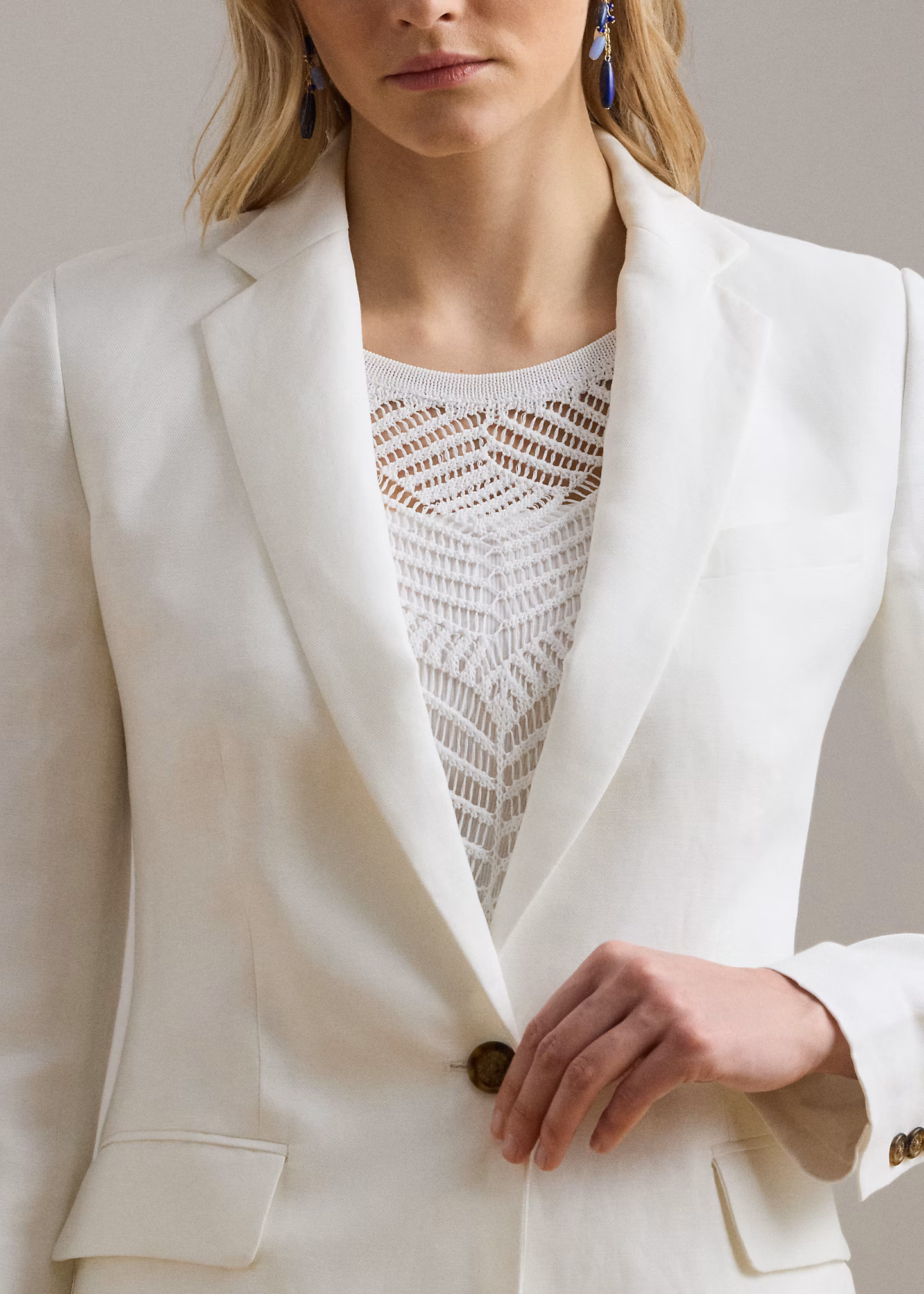 Twillblazer aus Leinenmischung - RALPH LAUREN OUTLET