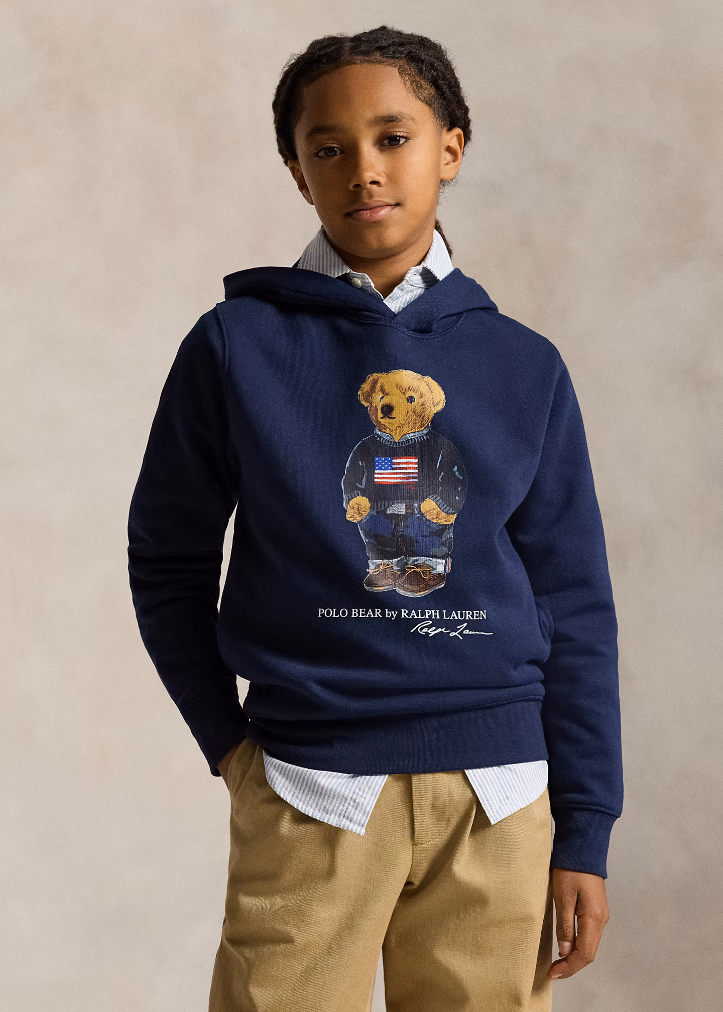 Fleece-Pullover mit Polo Bear - RALPH LAUREN OUTLET