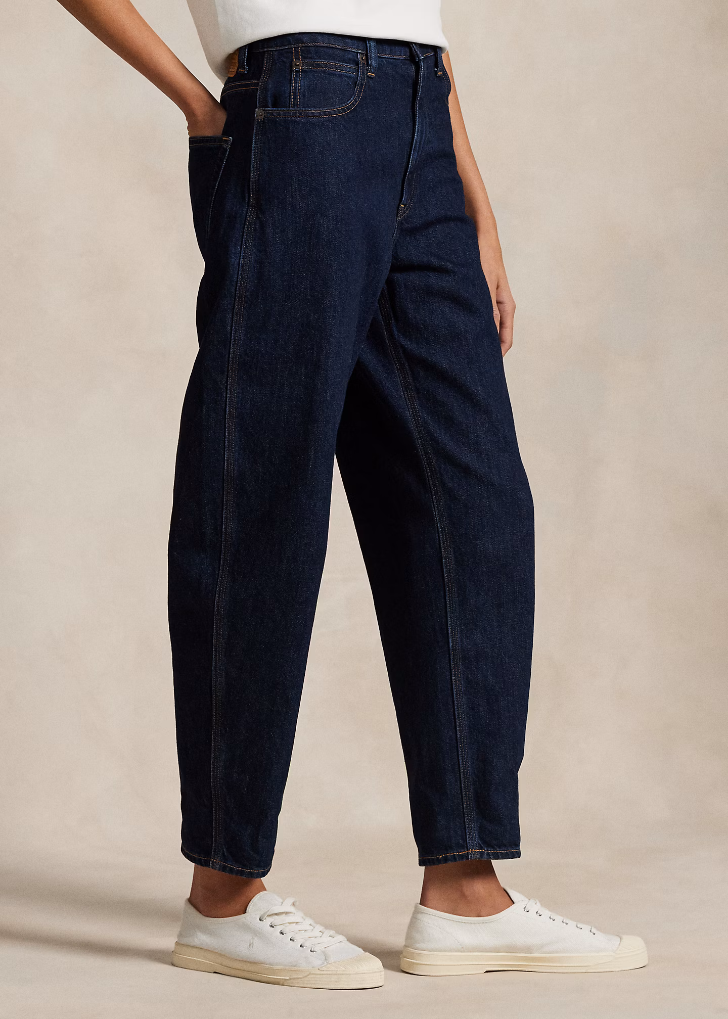 Curved-Tapered-Fit Jeans - RALPH LAUREN OUTLET