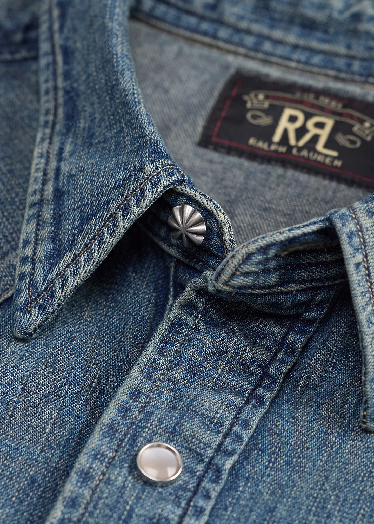 Slim-Fit-Westernhemd aus Denim - RALPH LAUREN OUTLET