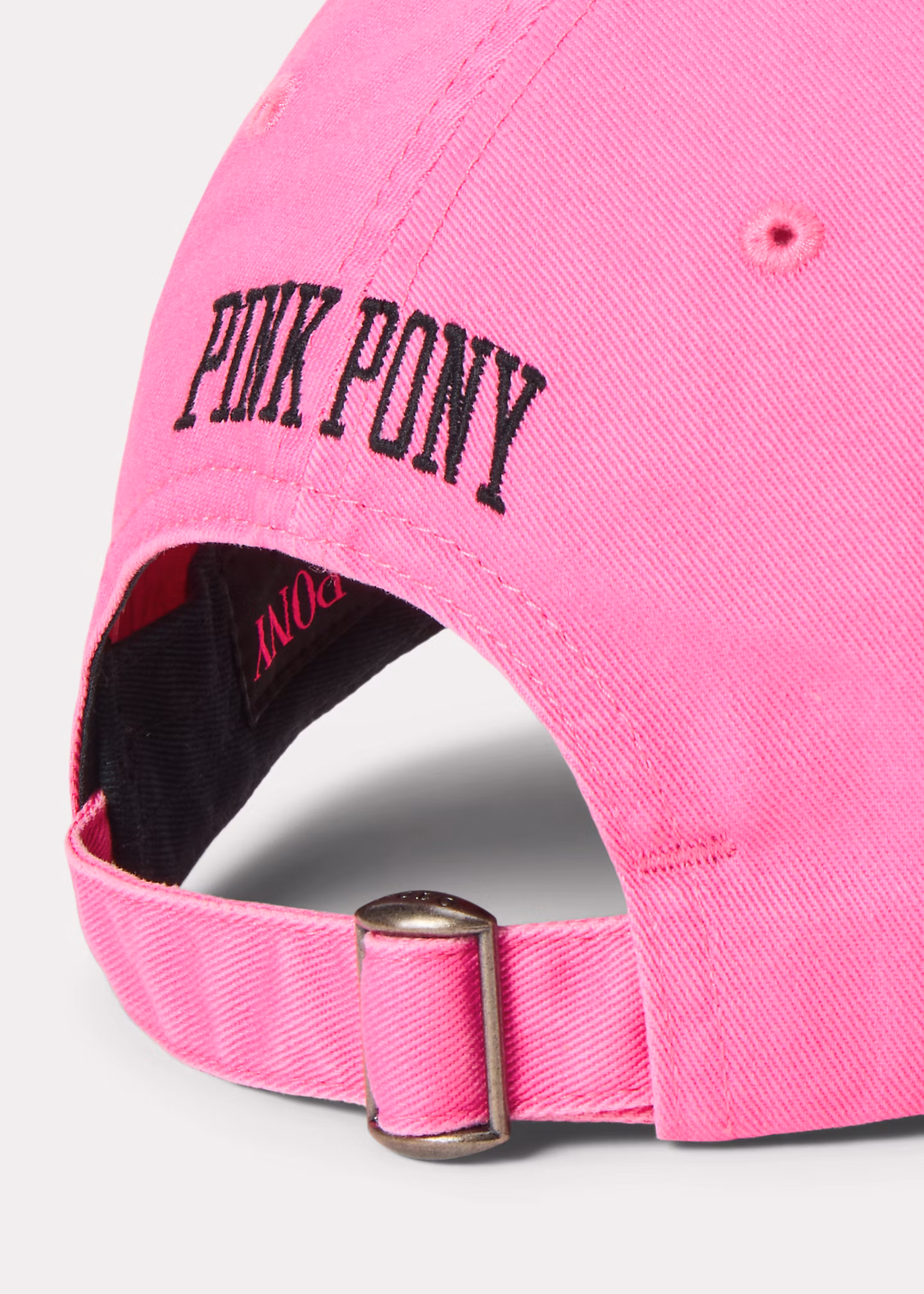 Twill-Baseballkappe mit Pink Pony - RALPH LAUREN OUTLET