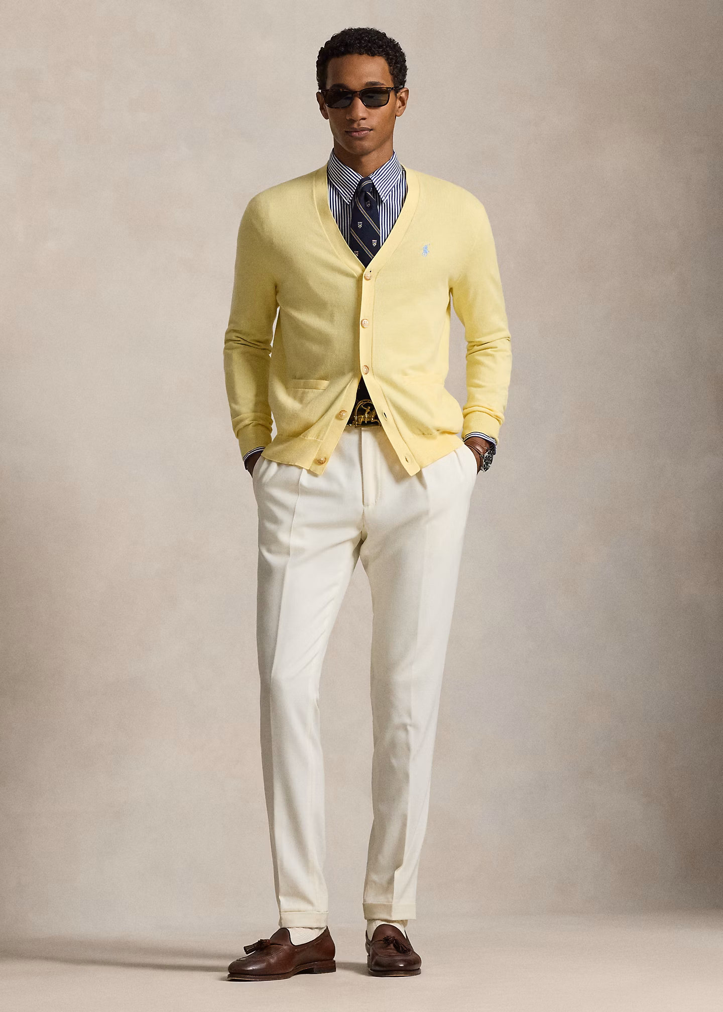 Strickjacke mit V-Ausschnitt - RALPH LAUREN OUTLET