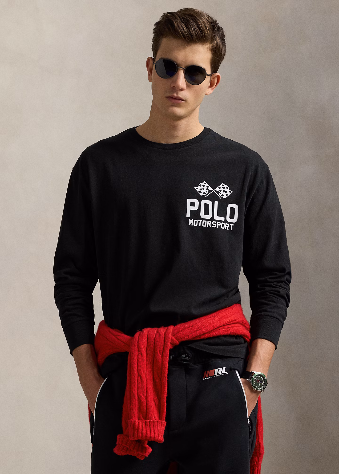 Classic-Fit T-Shirt aus Flammgarn-Jersey - RALPH LAUREN OUTLET