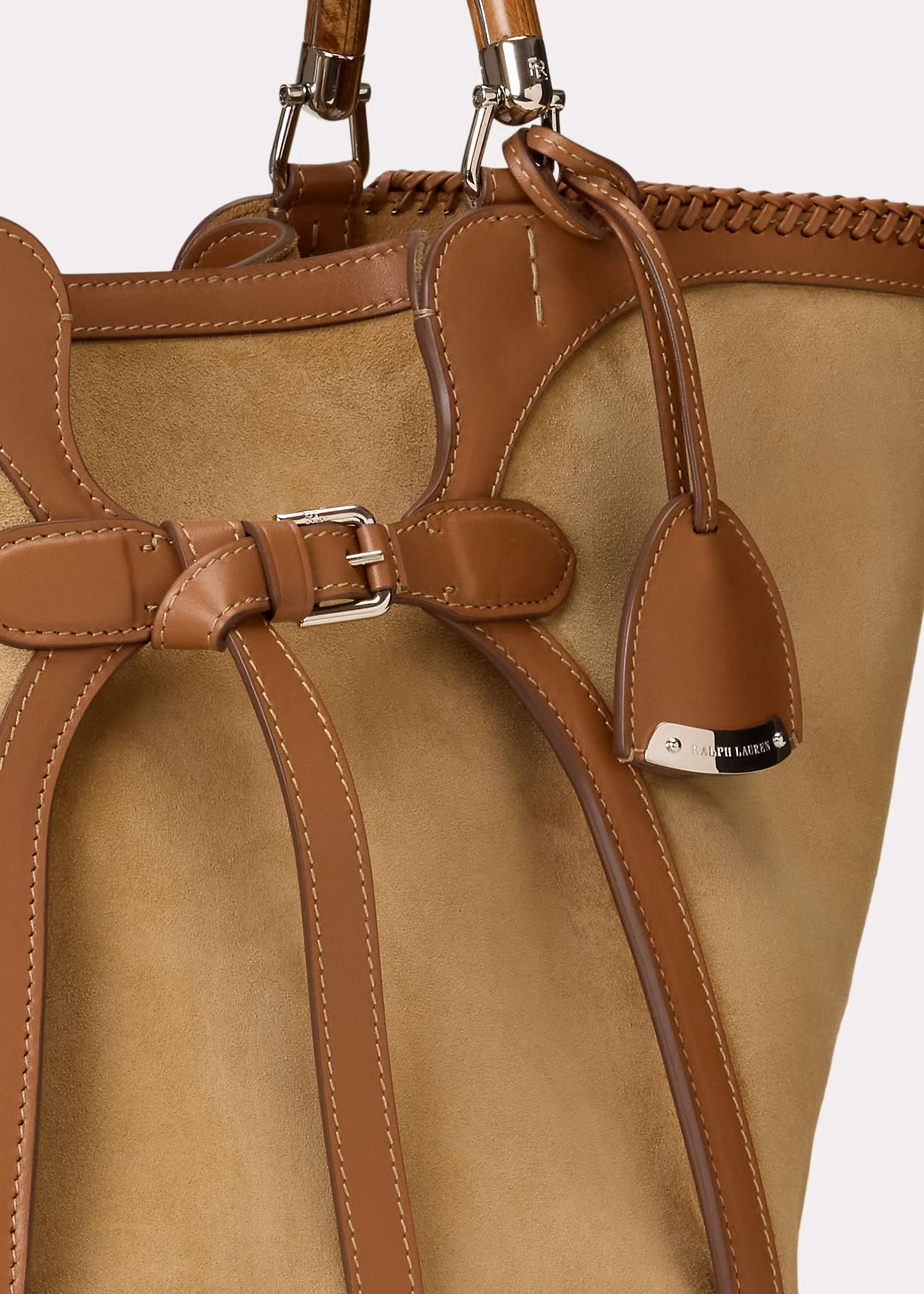 Tragetasche Ralph aus Kalbswildleder - RALPH LAUREN OUTLET