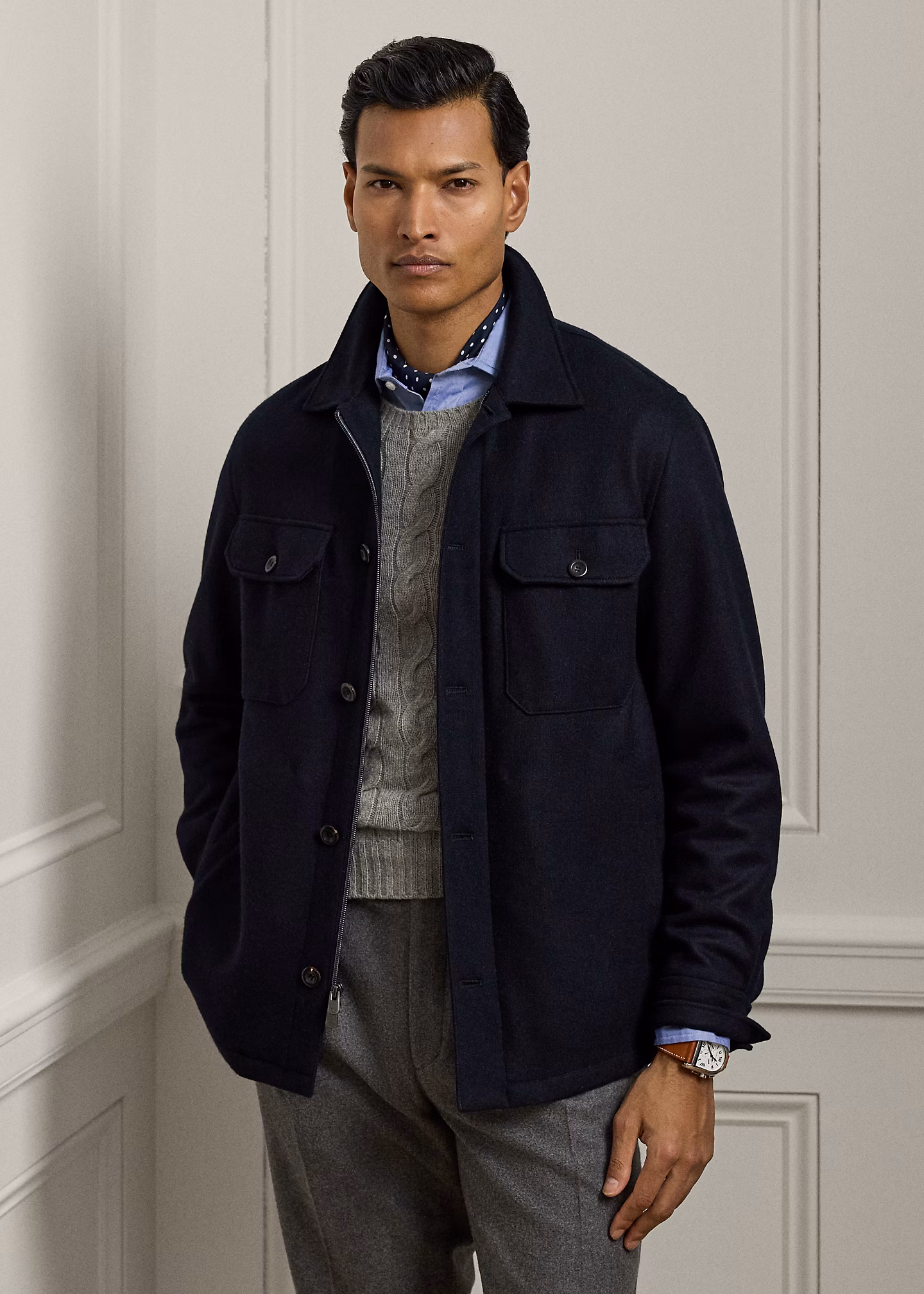 Hemdjacke Felton aus Kaschmirmischung - RALPH LAUREN OUTLET