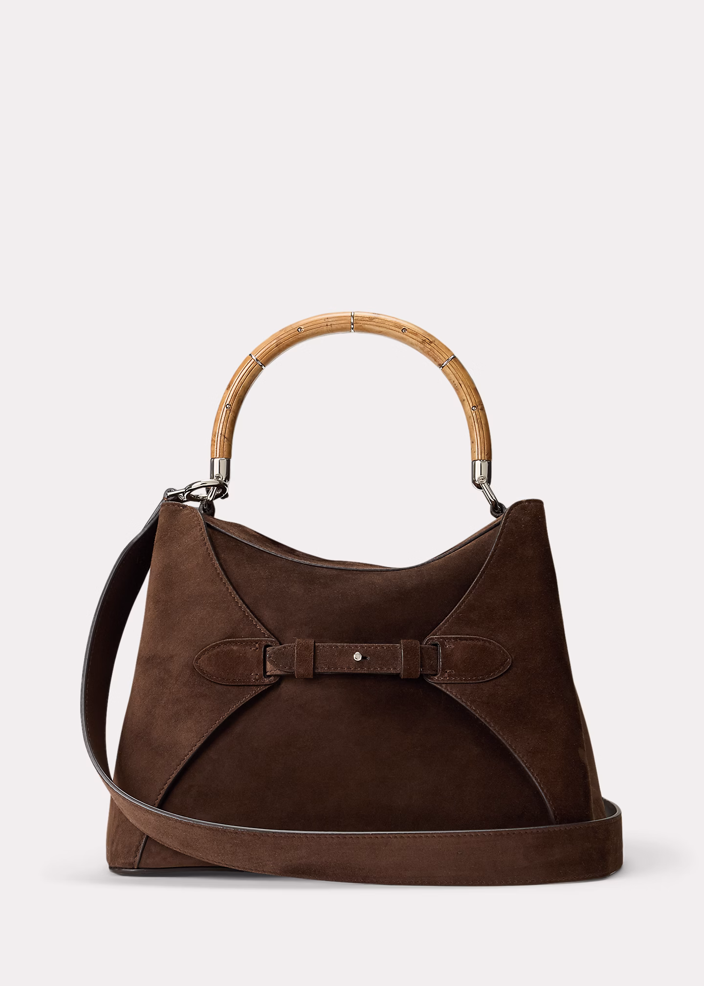 Die Kalbswildledertasche Ralph mit Griff - RALPH LAUREN OUTLET