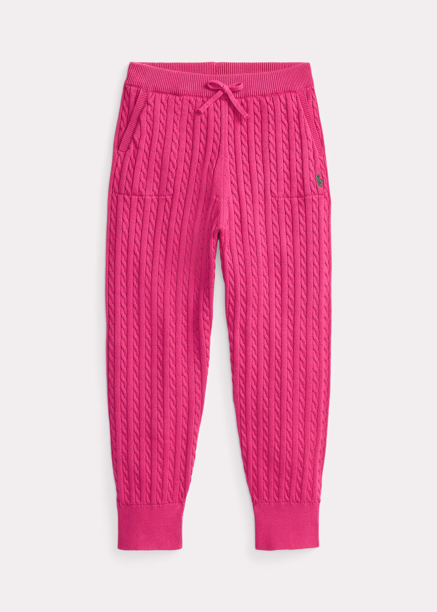 Baumwoll-Jogginghose mit Mini-Zopfmuster - RALPH LAUREN OUTLET