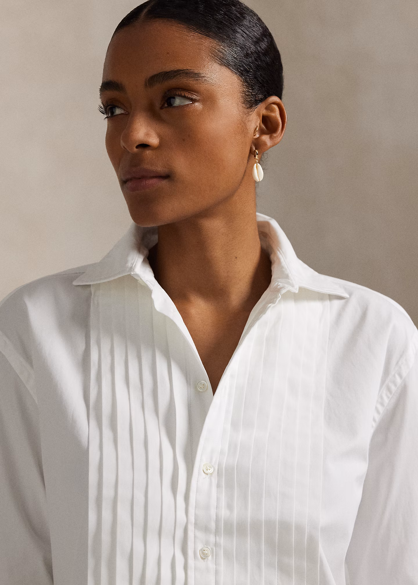 Smokinghemd aus Baumwolle - RALPH LAUREN OUTLET